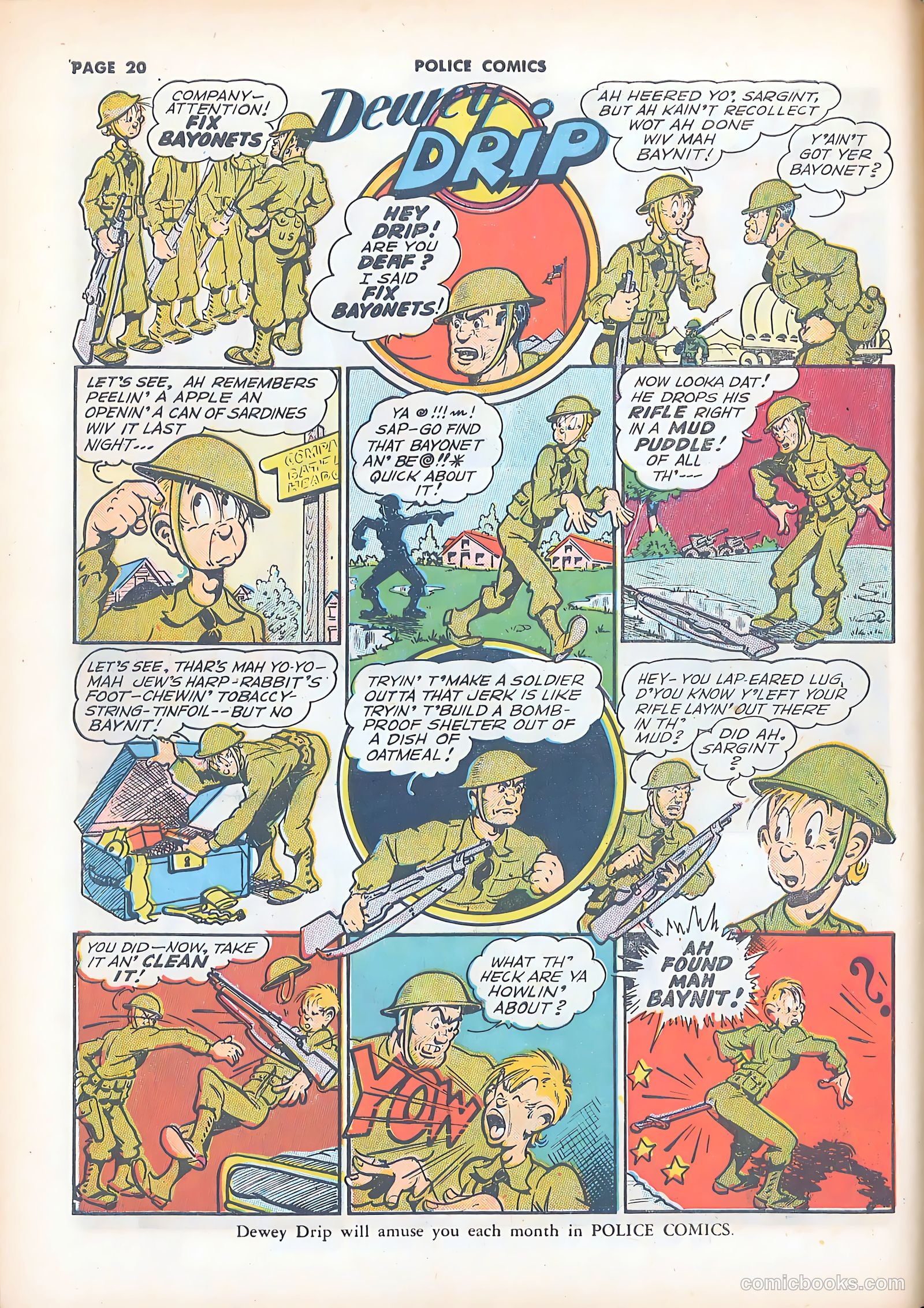 Police Comics #8 (1942) — page 23 of 69