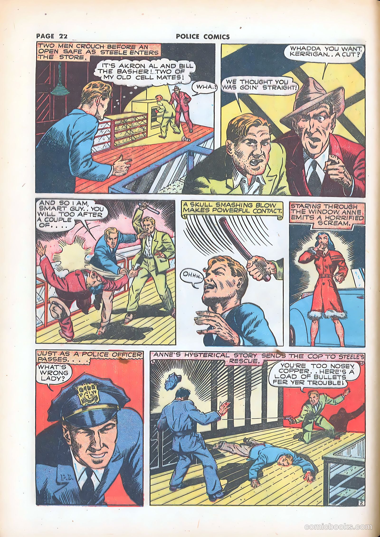 Police Comics #8 (1942) — page 25 of 69