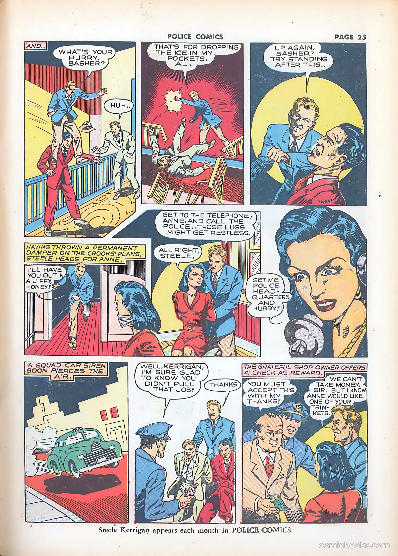 Police Comics #8 (1942) — page 28 of 69
