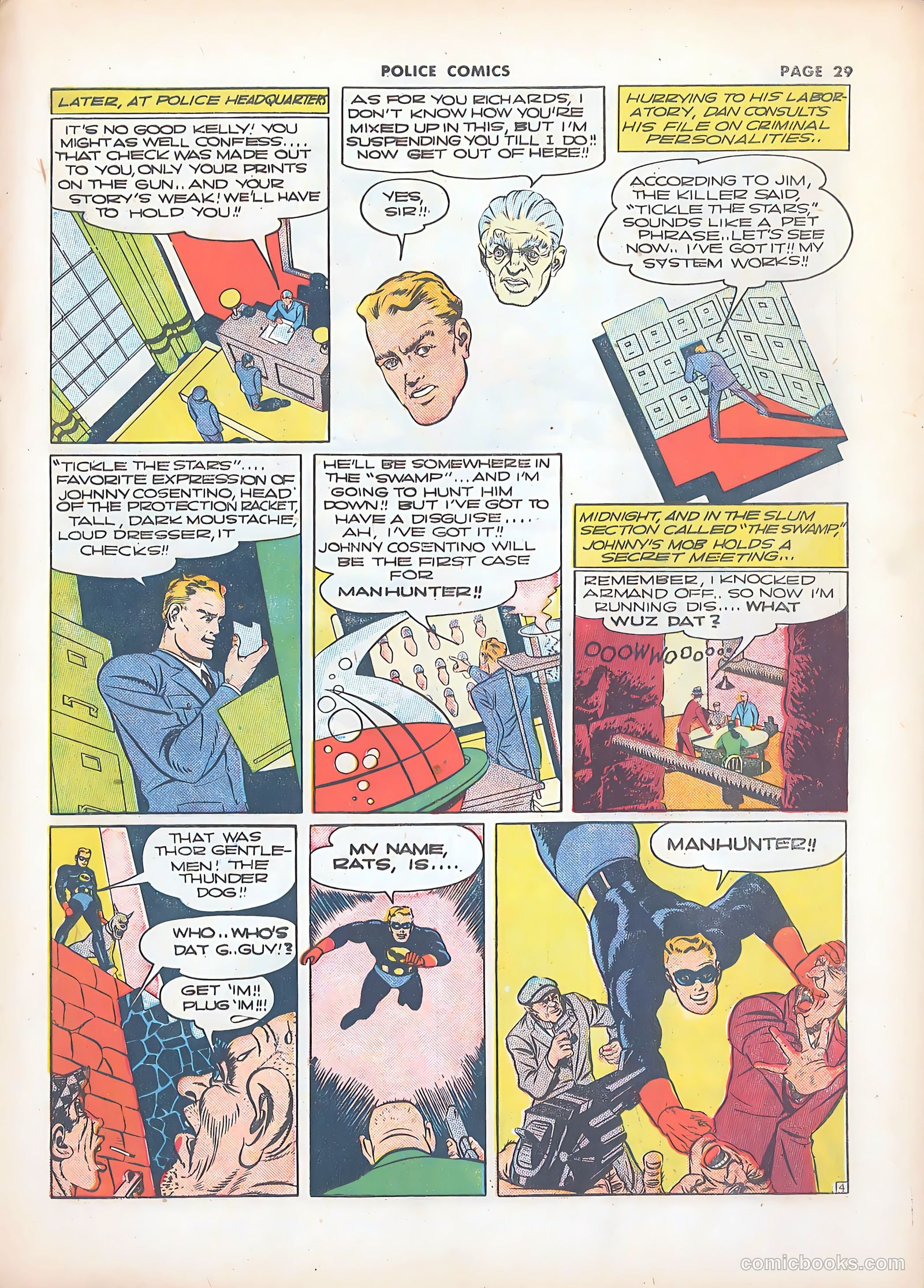 Police Comics #8 (1942) — page 32 of 69