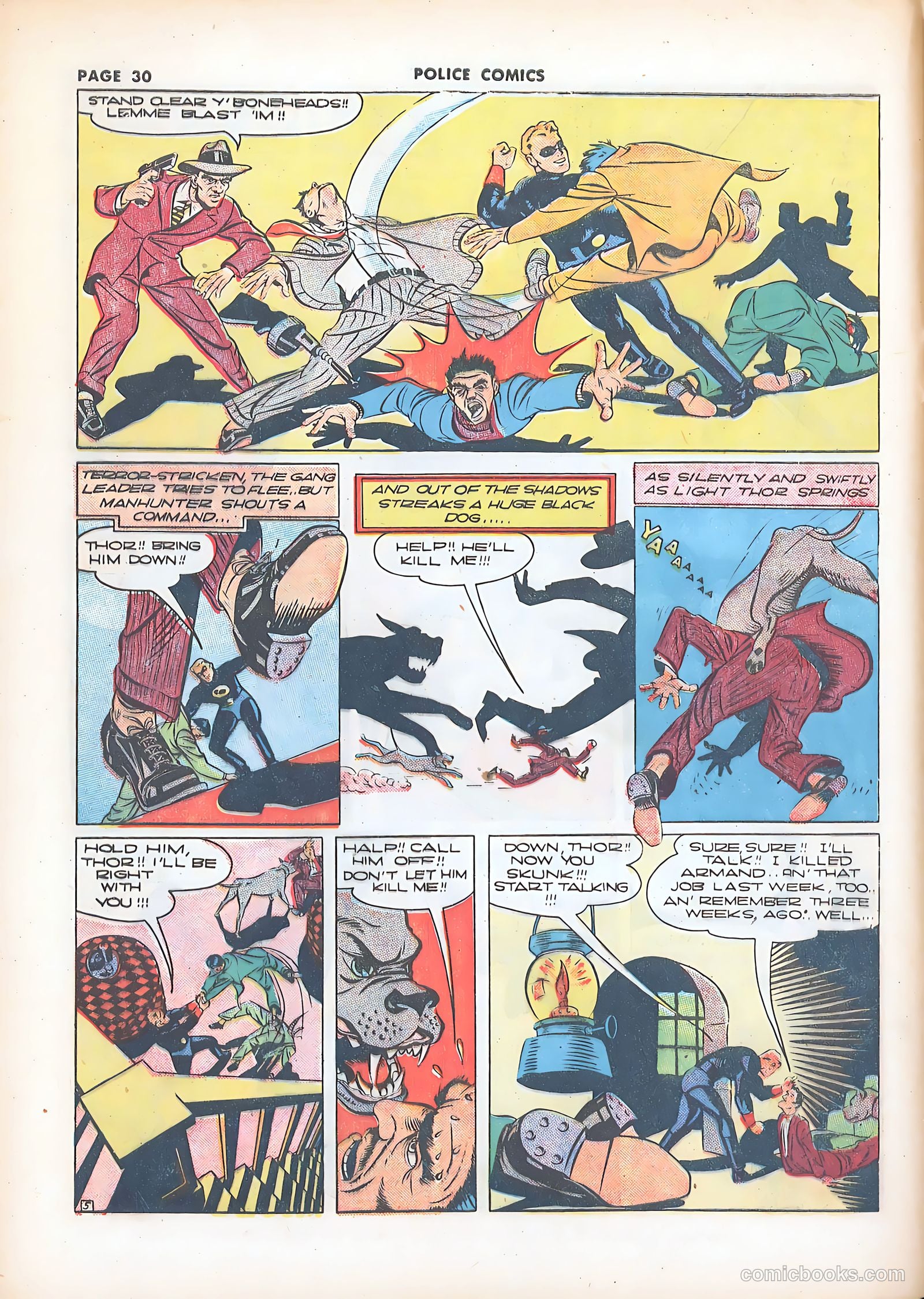 Police Comics #8 (1942) — page 33 of 69