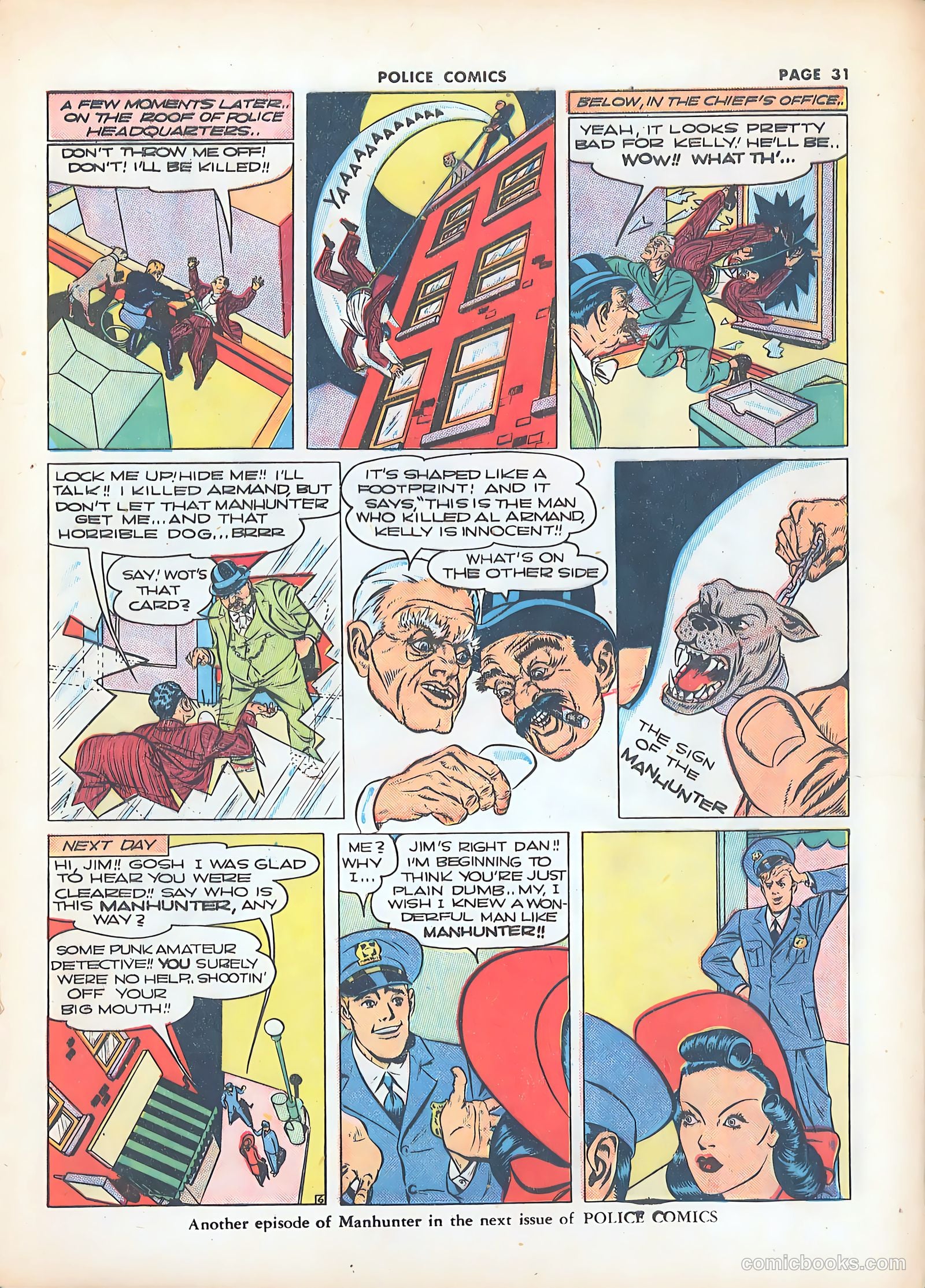 Police Comics #8 (1942) — page 34 of 69