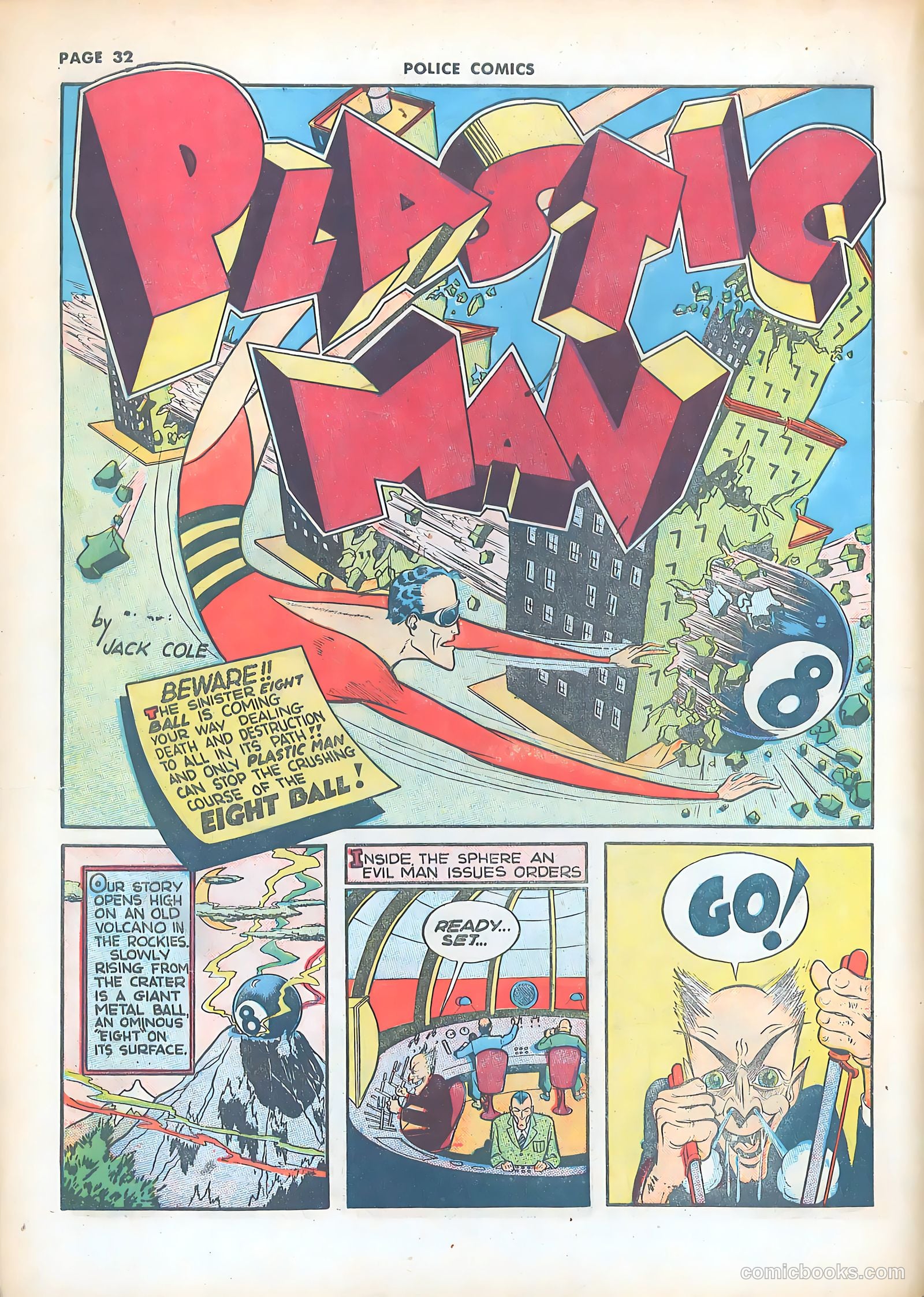 Police Comics #8 (1942) — page 35 of 69