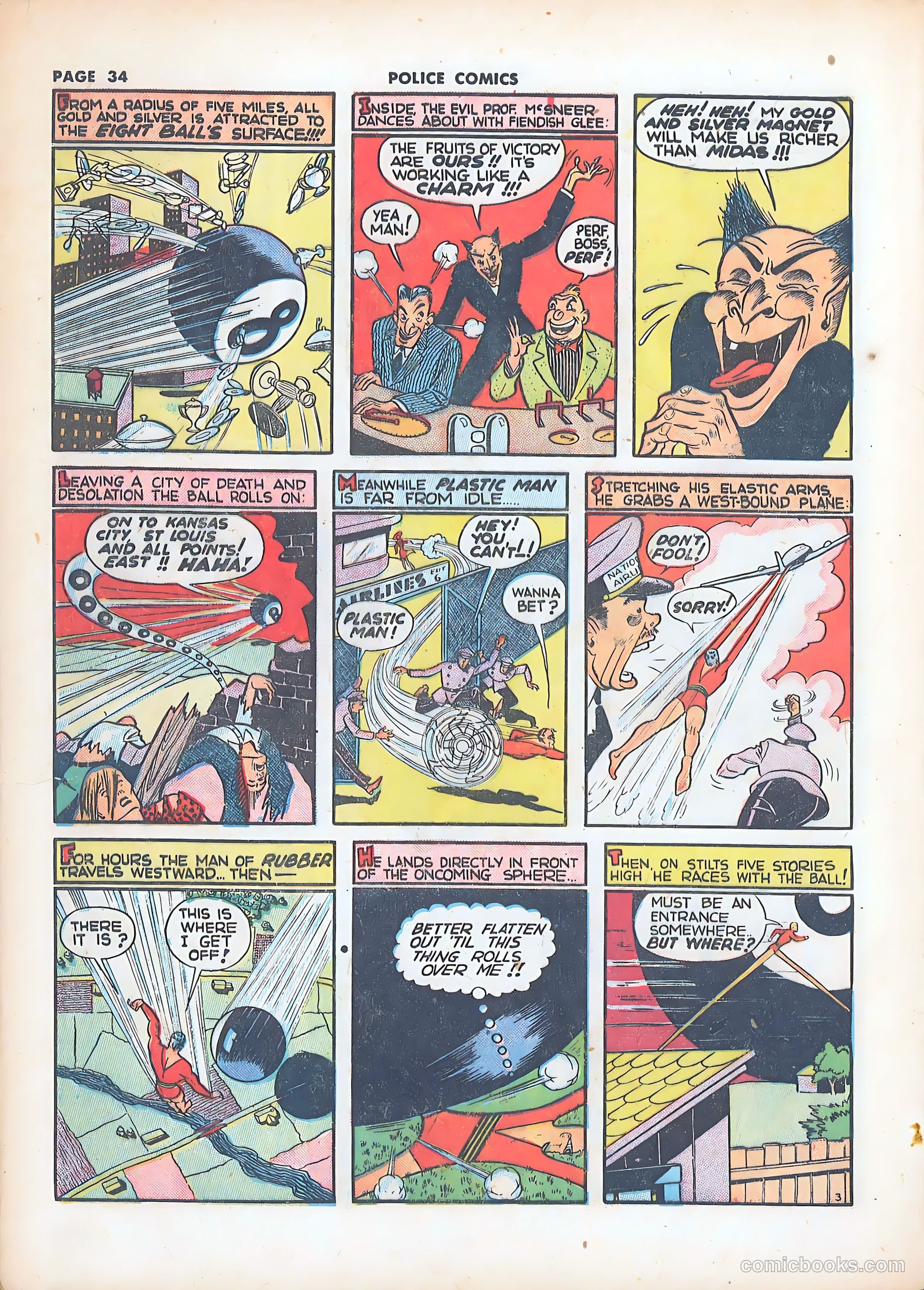 Police Comics #8 (1942) — page 37 of 69