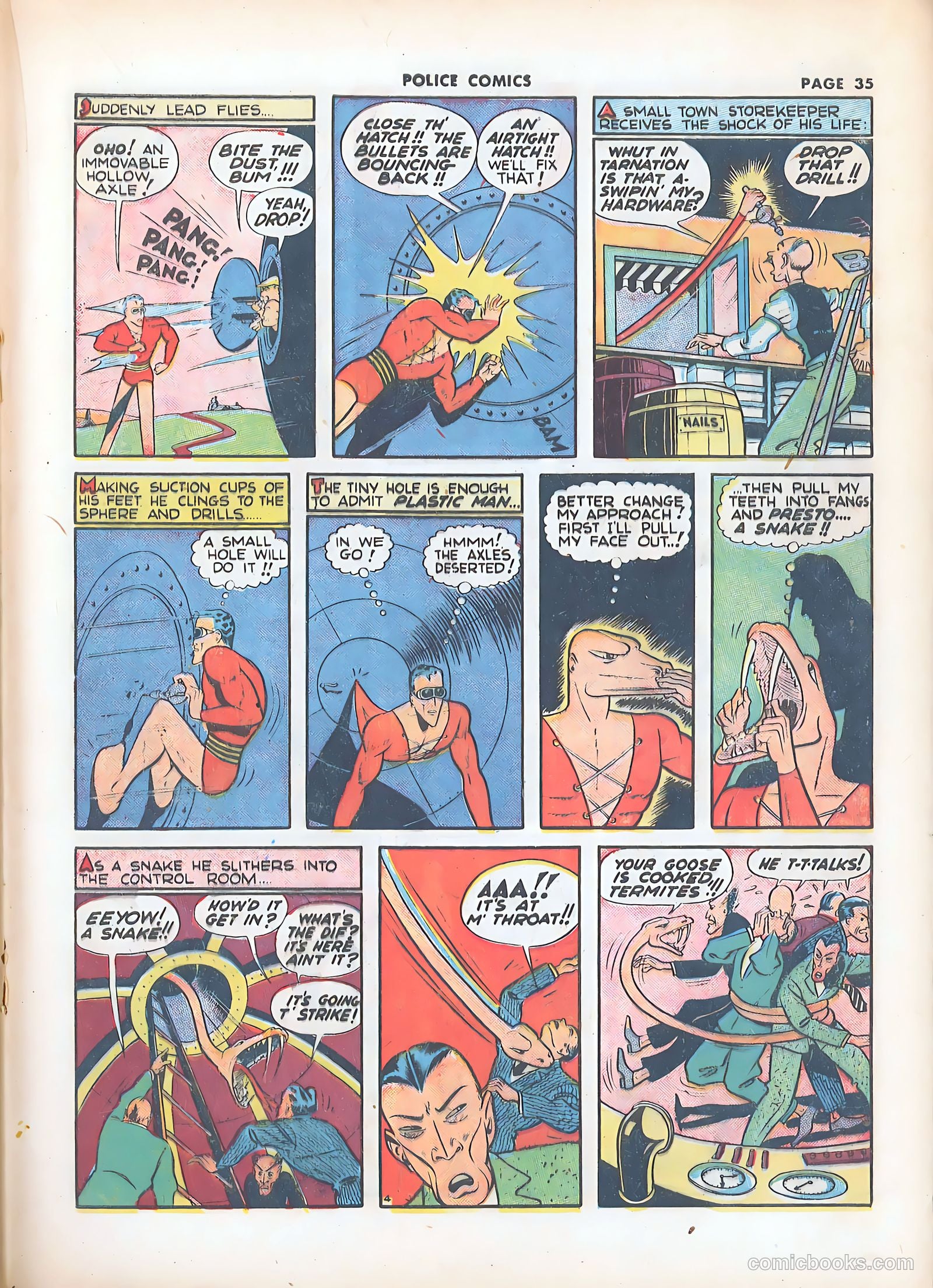 Police Comics #8 (1942) — page 38 of 69