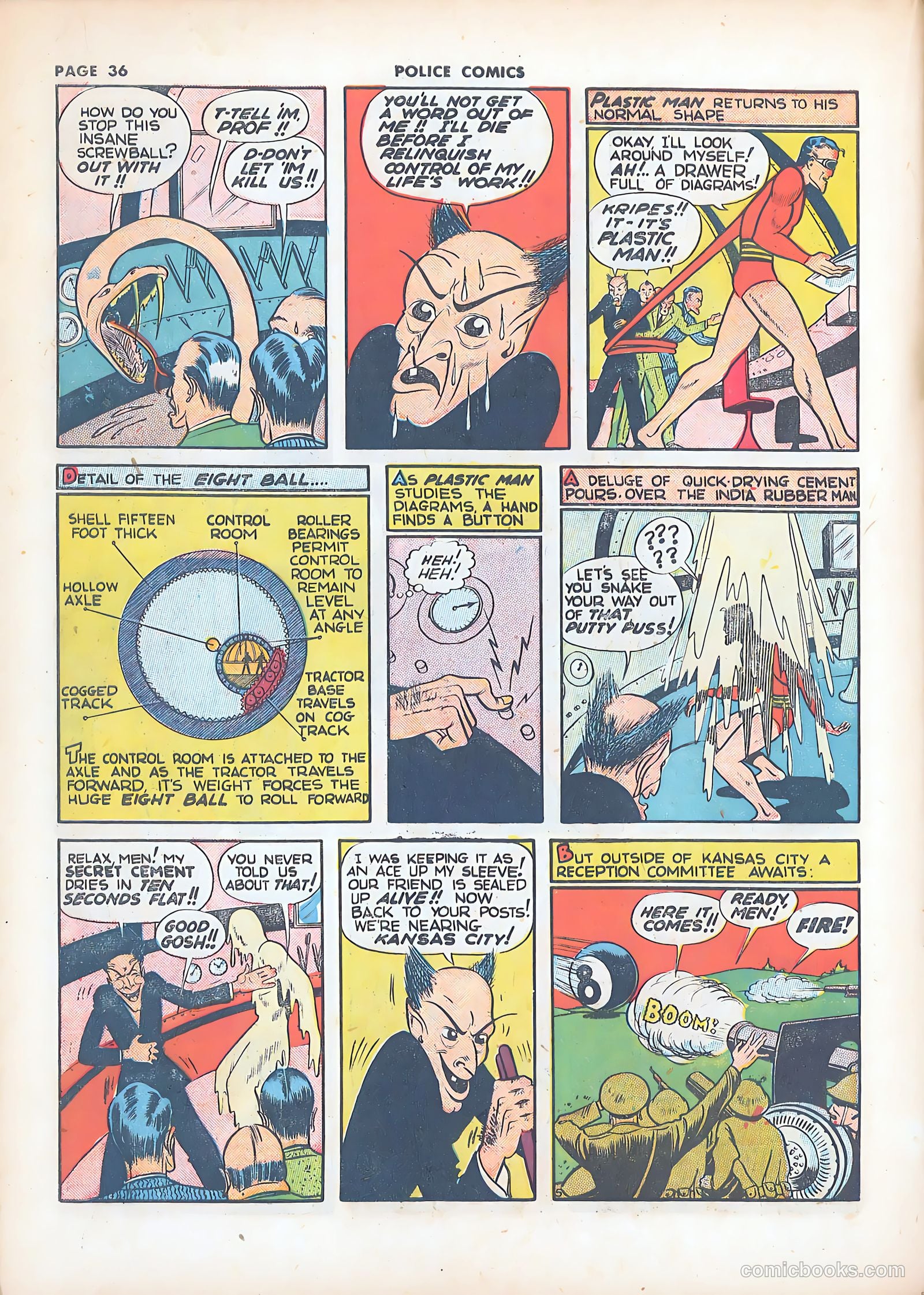 Police Comics #8 (1942) — page 39 of 69