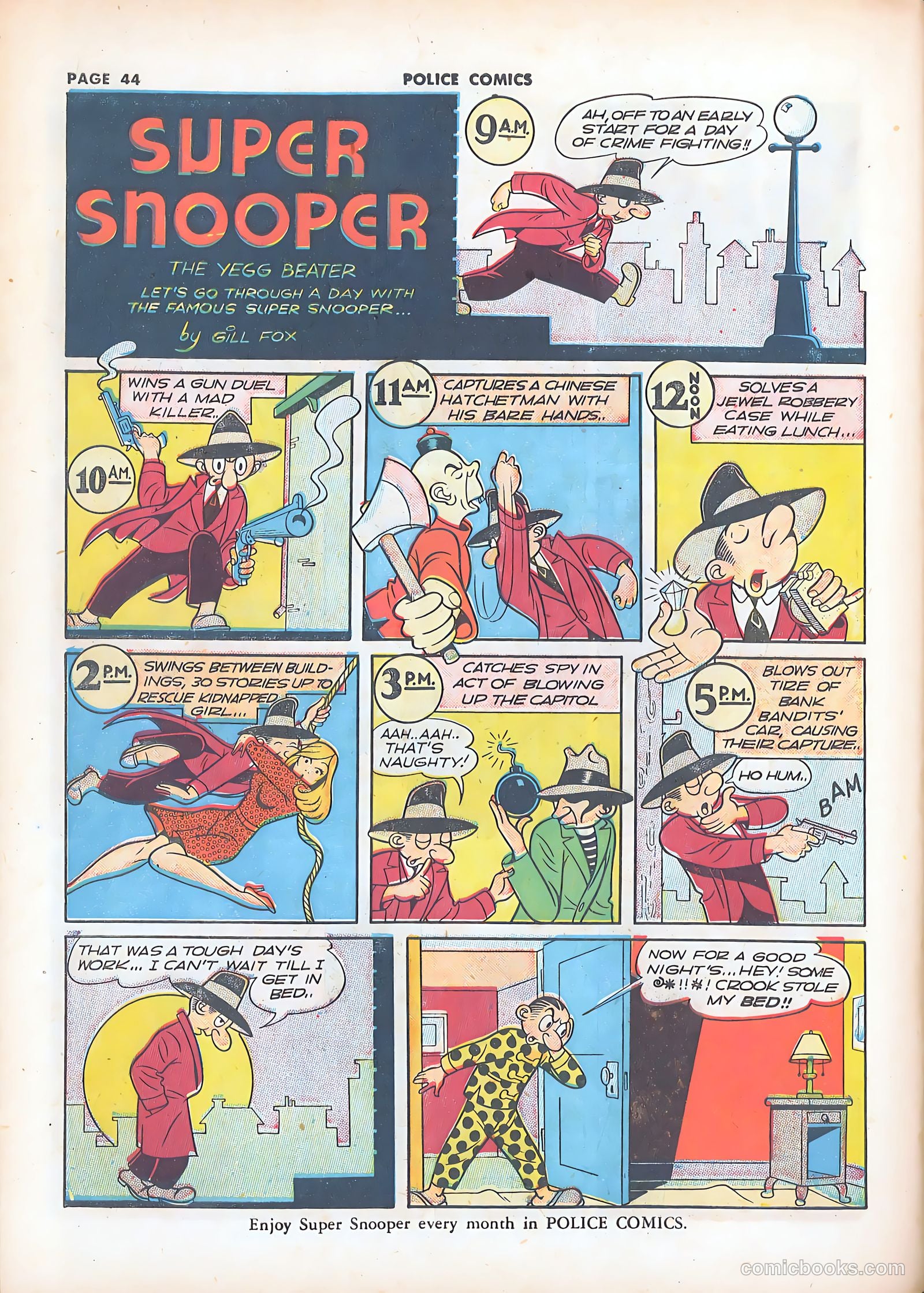 Police Comics #8 (1942) — page 47 of 69