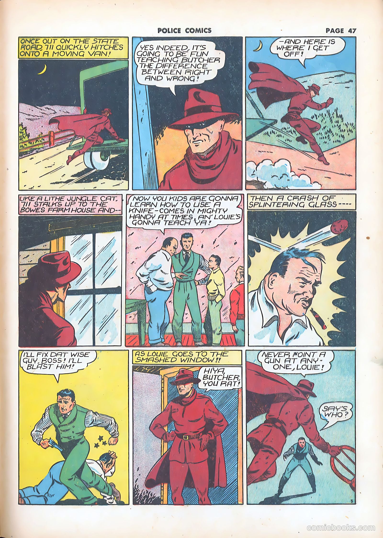 Police Comics #8 (1942) — page 50 of 69