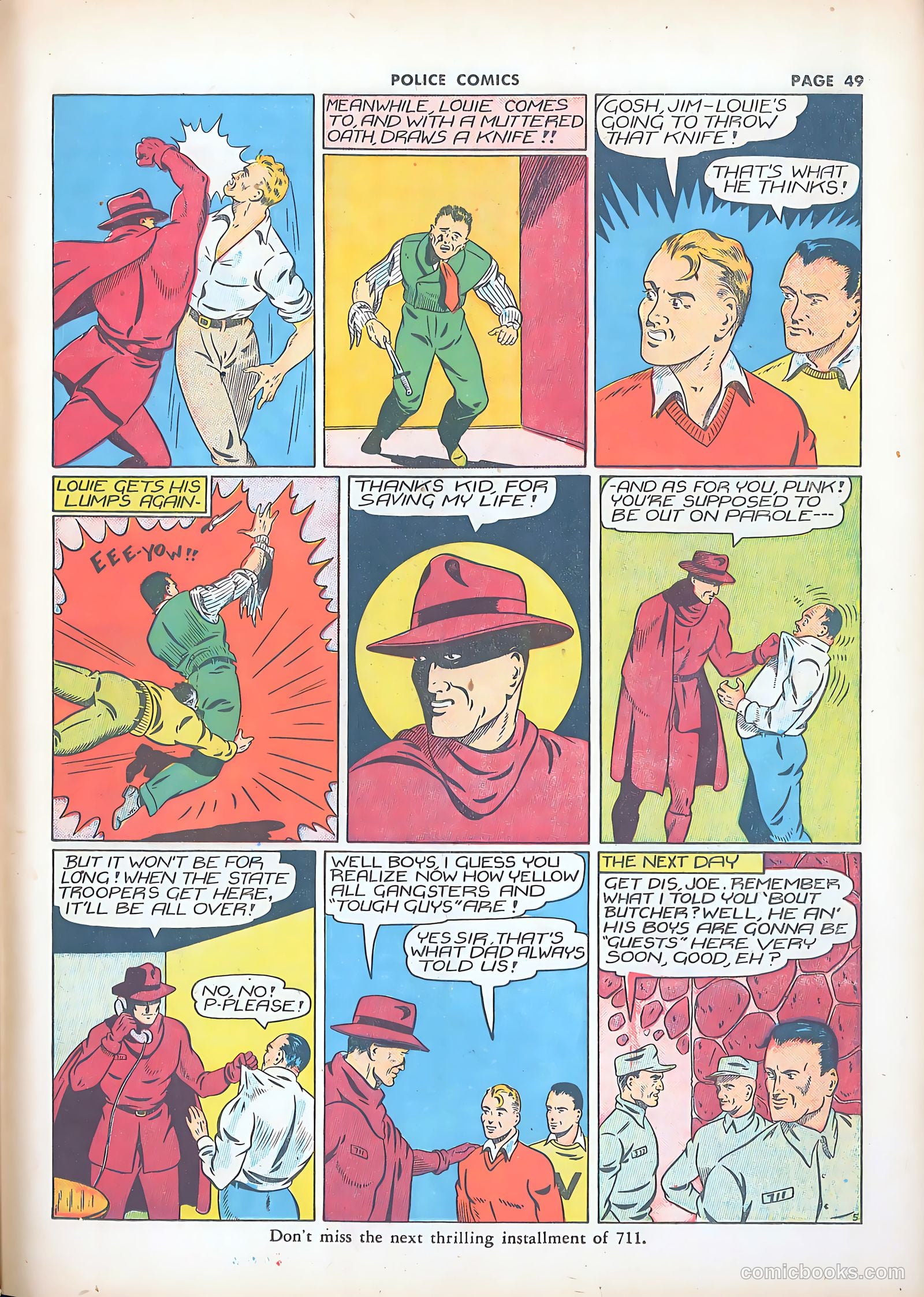Police Comics #8 (1942) — page 52 of 69