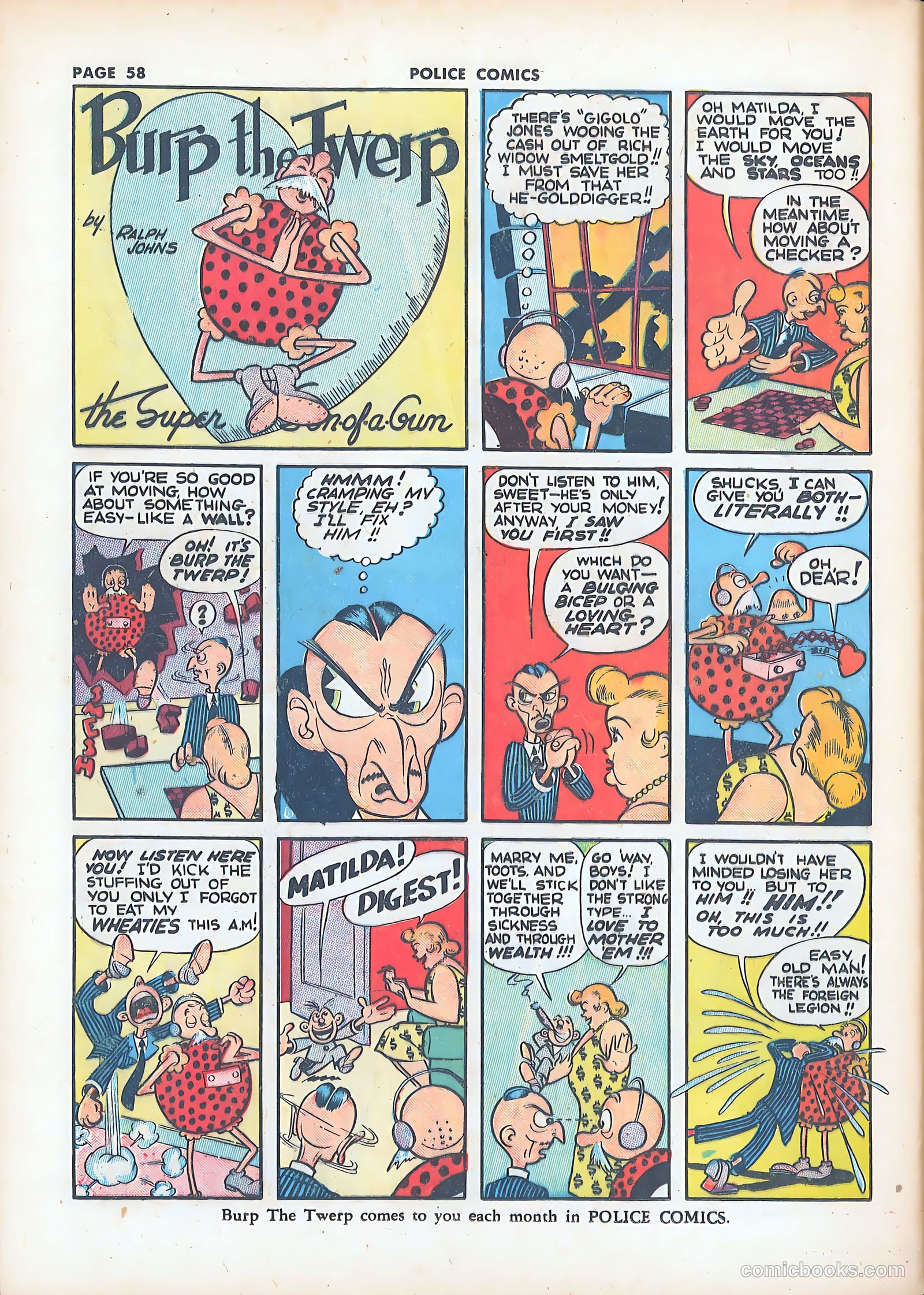 Police Comics #8 (1942) — page 61 of 69