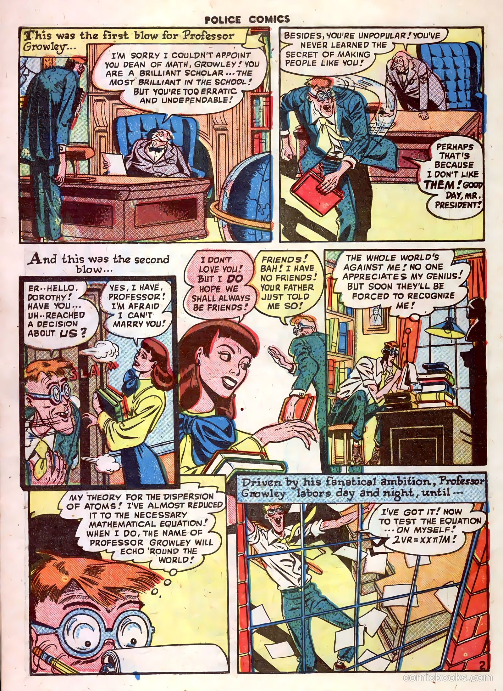 Police Comics #80 (1948) — page 4 of 52
