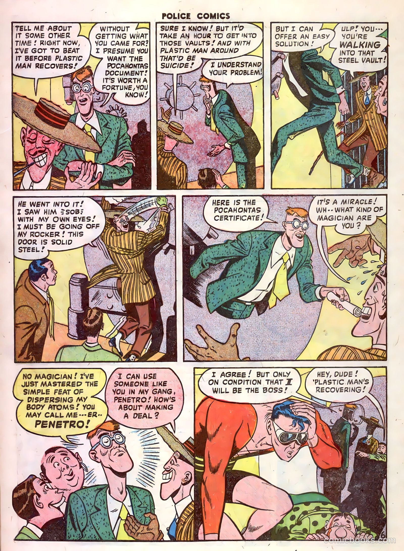 Police Comics #80 (1948) — page 8 of 52