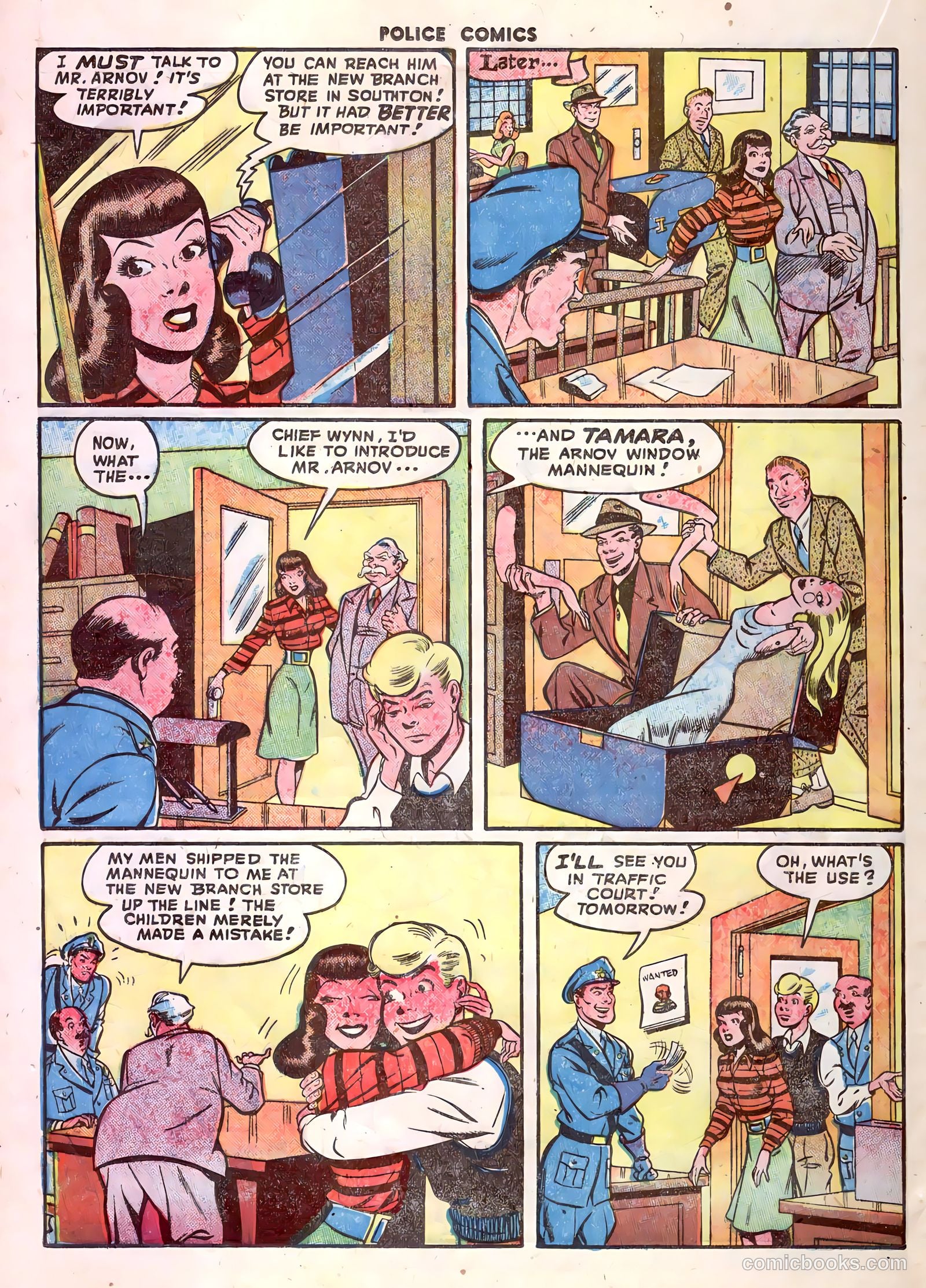 Police Comics #80 (1948) — page 32 of 52