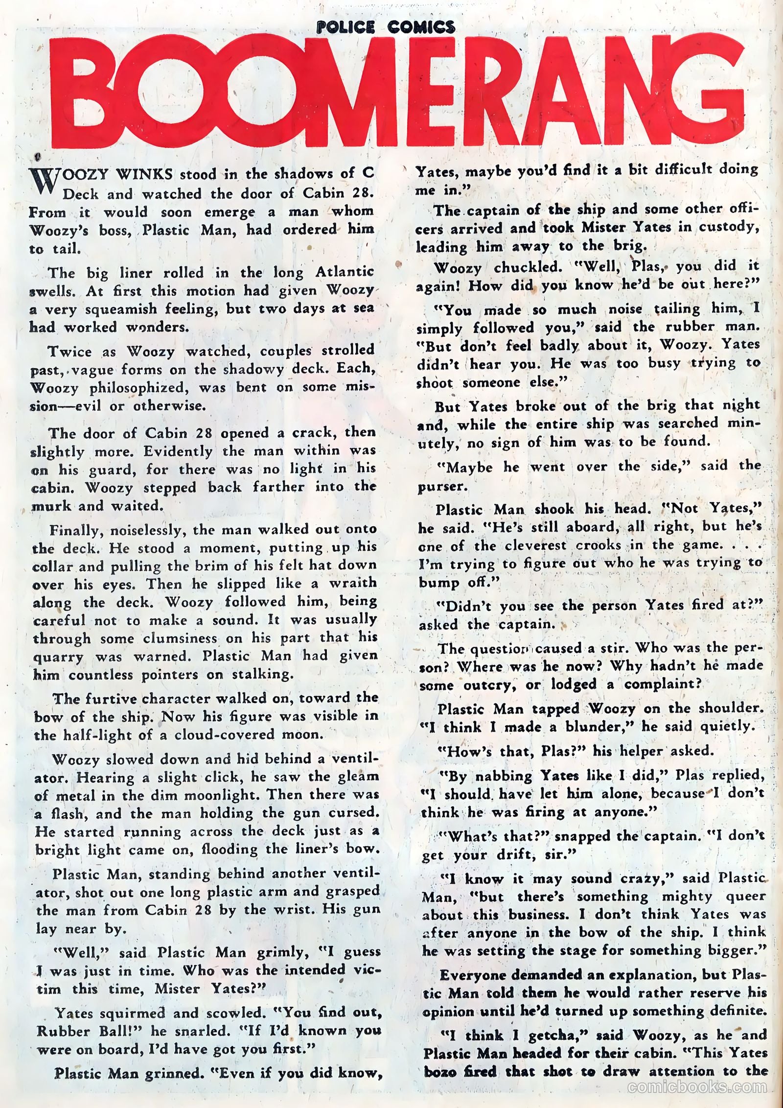 Police Comics #81 (1948) — page 40 of 52