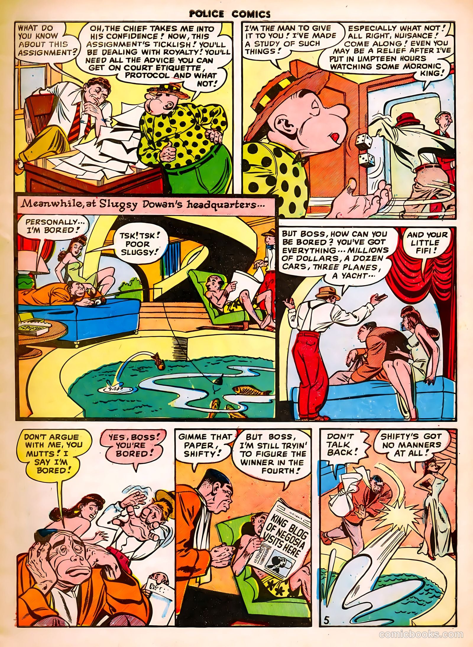 Police Comics #83 (1948) — page 9 of 52