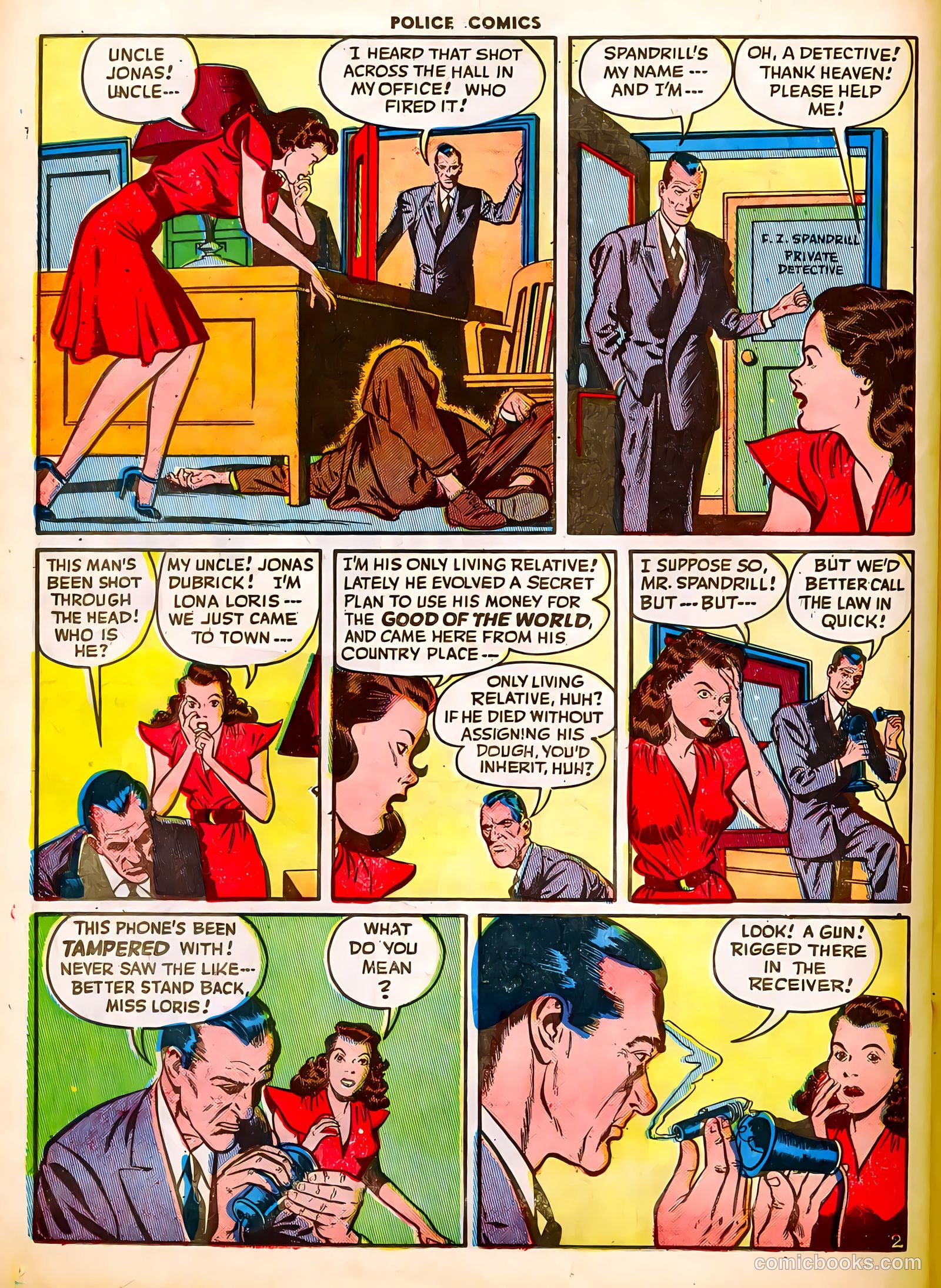 Police Comics #83 (1948) — page 36 of 52