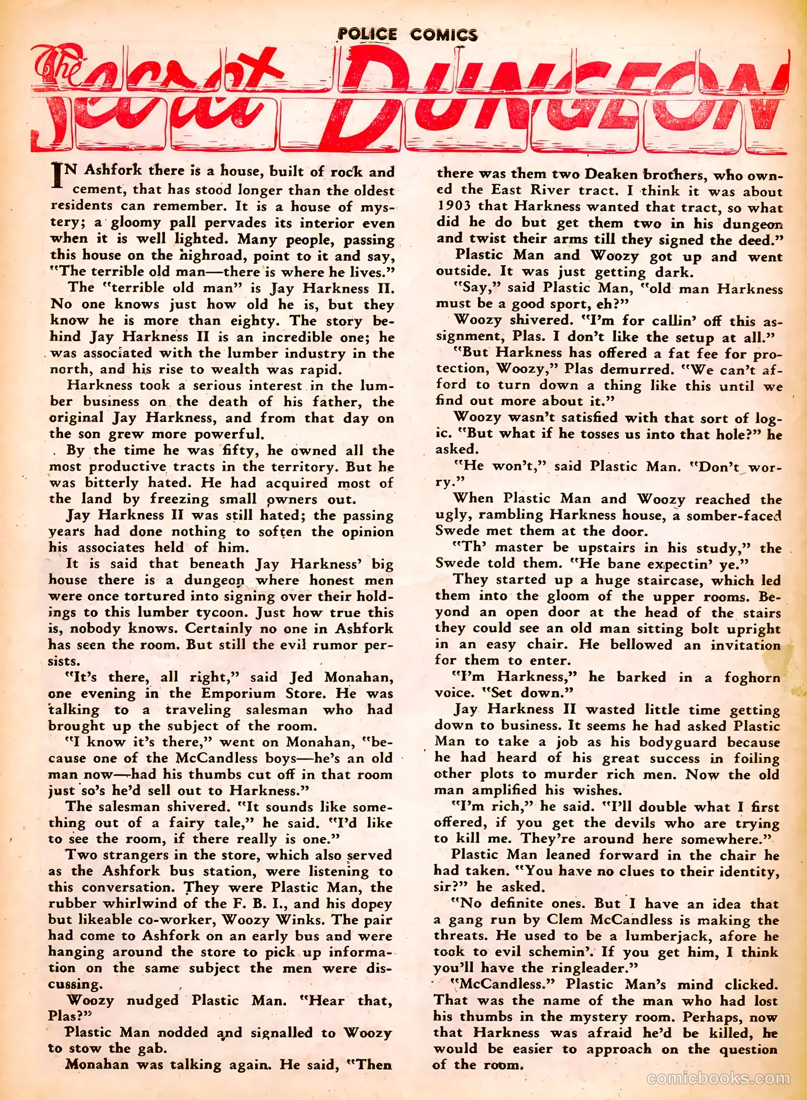 Police Comics #83 (1948) — page 42 of 52