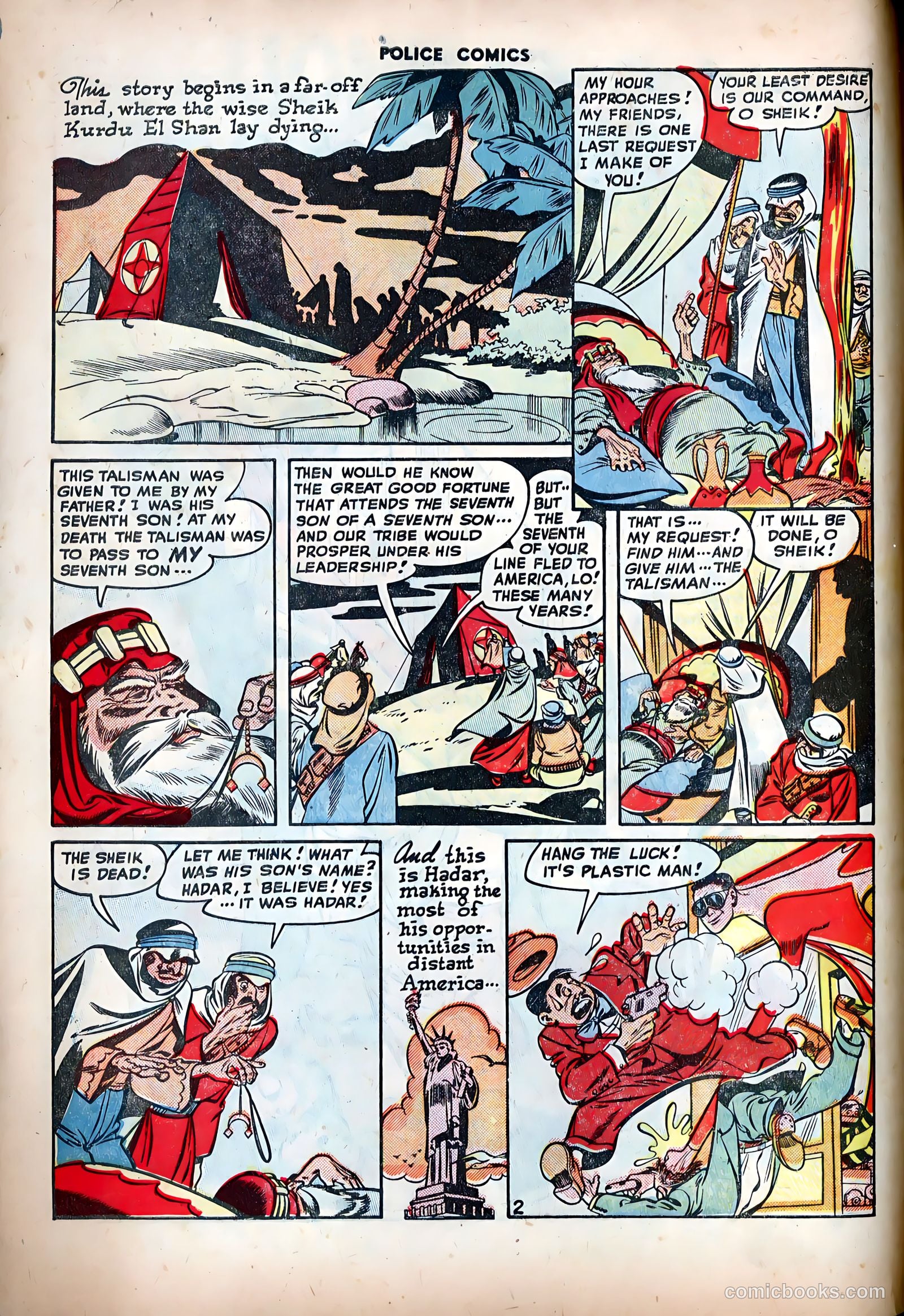 Police Comics #84 (1948) — page 4 of 52