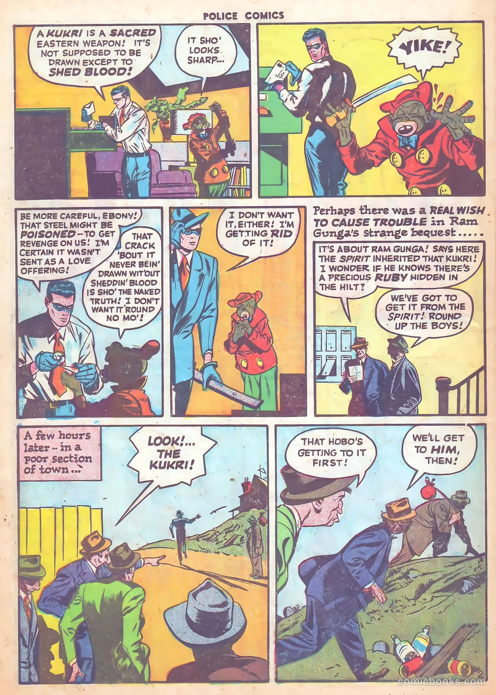 Police Comics #85 (1948) — page 34 of 52