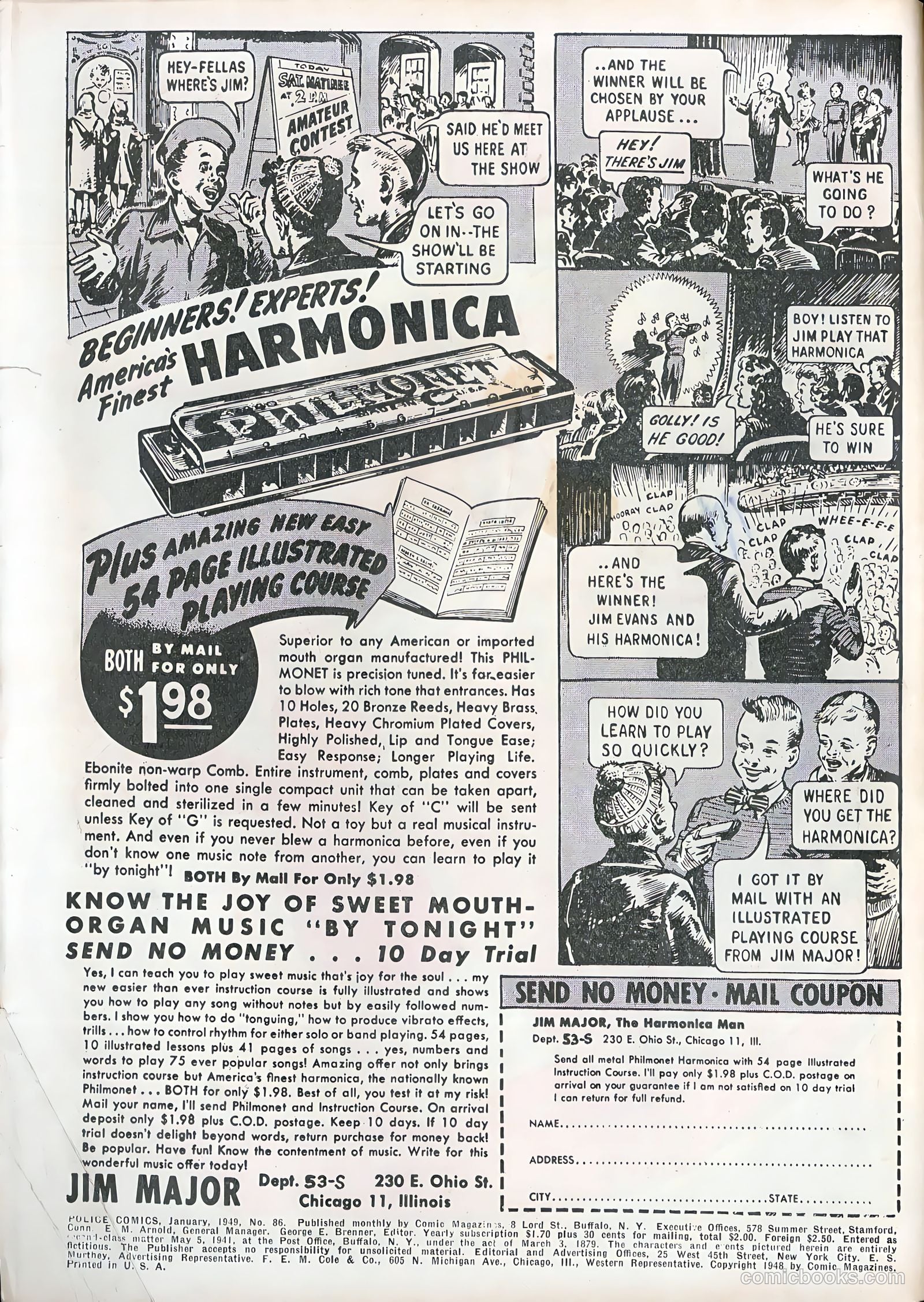 Police Comics #86 (1949) — page 2 of 52