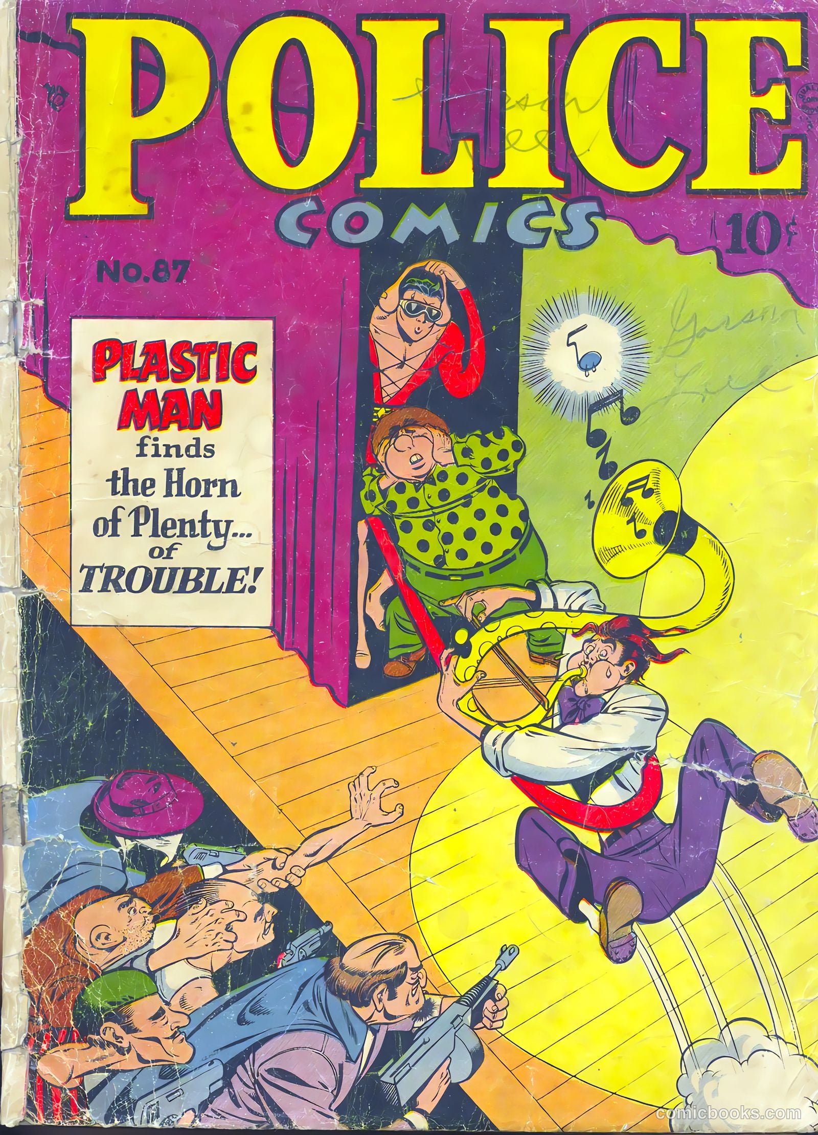 Police Comics #87 cover