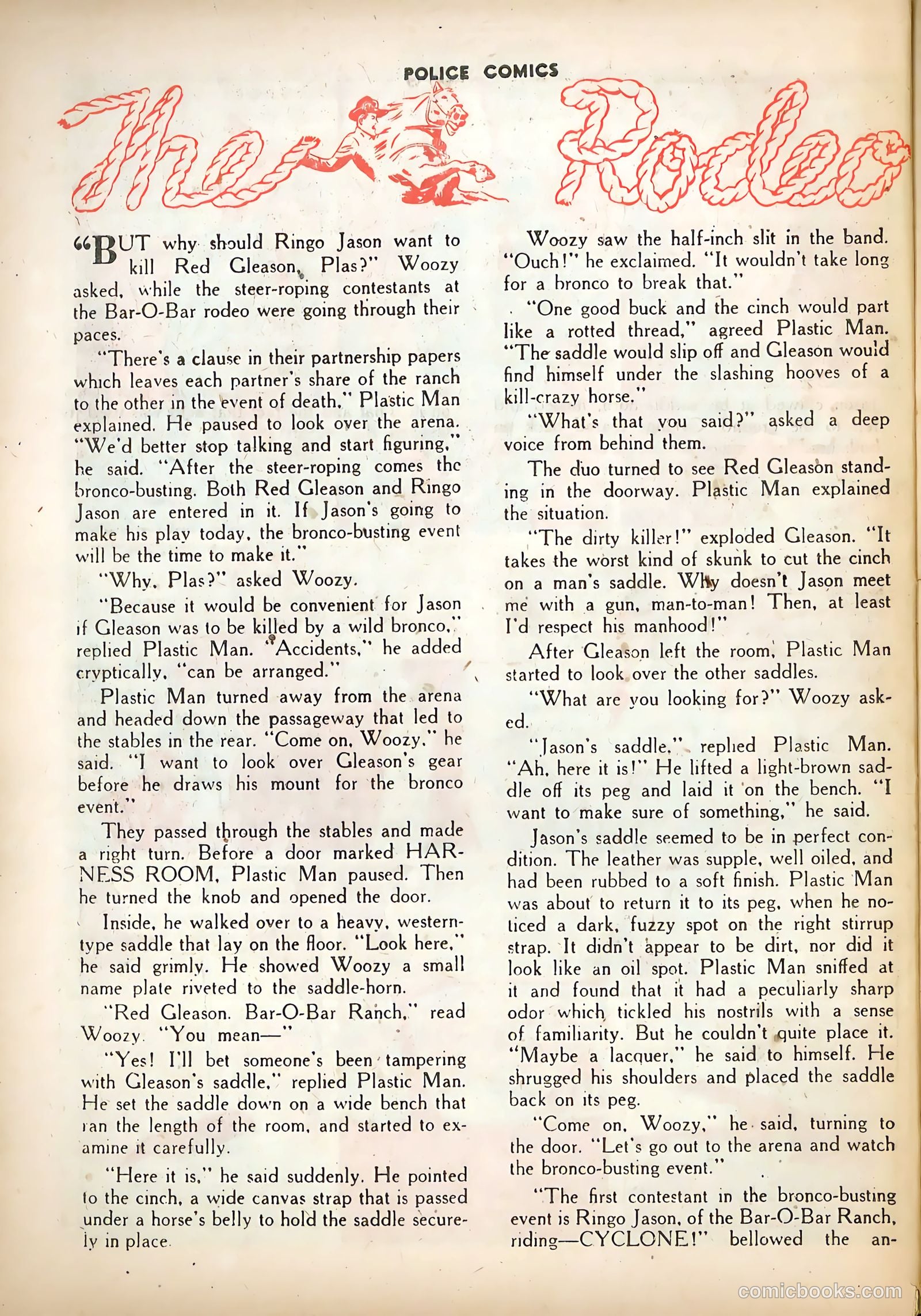 Police Comics #88 (1949) — page 40 of 52