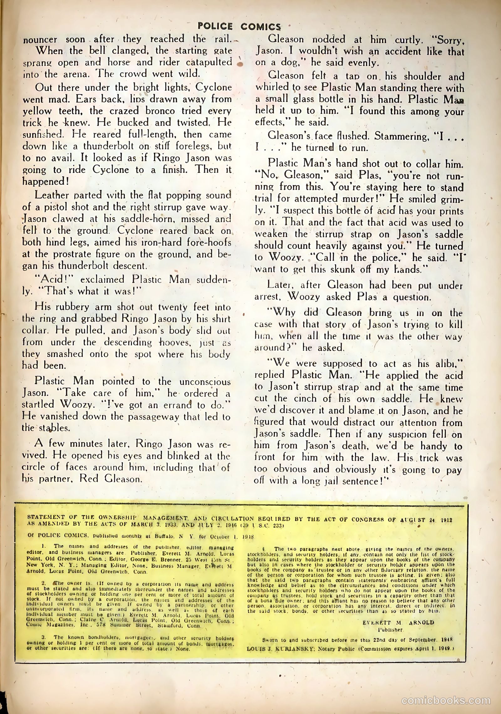 Police Comics #88 (1949) — page 41 of 52