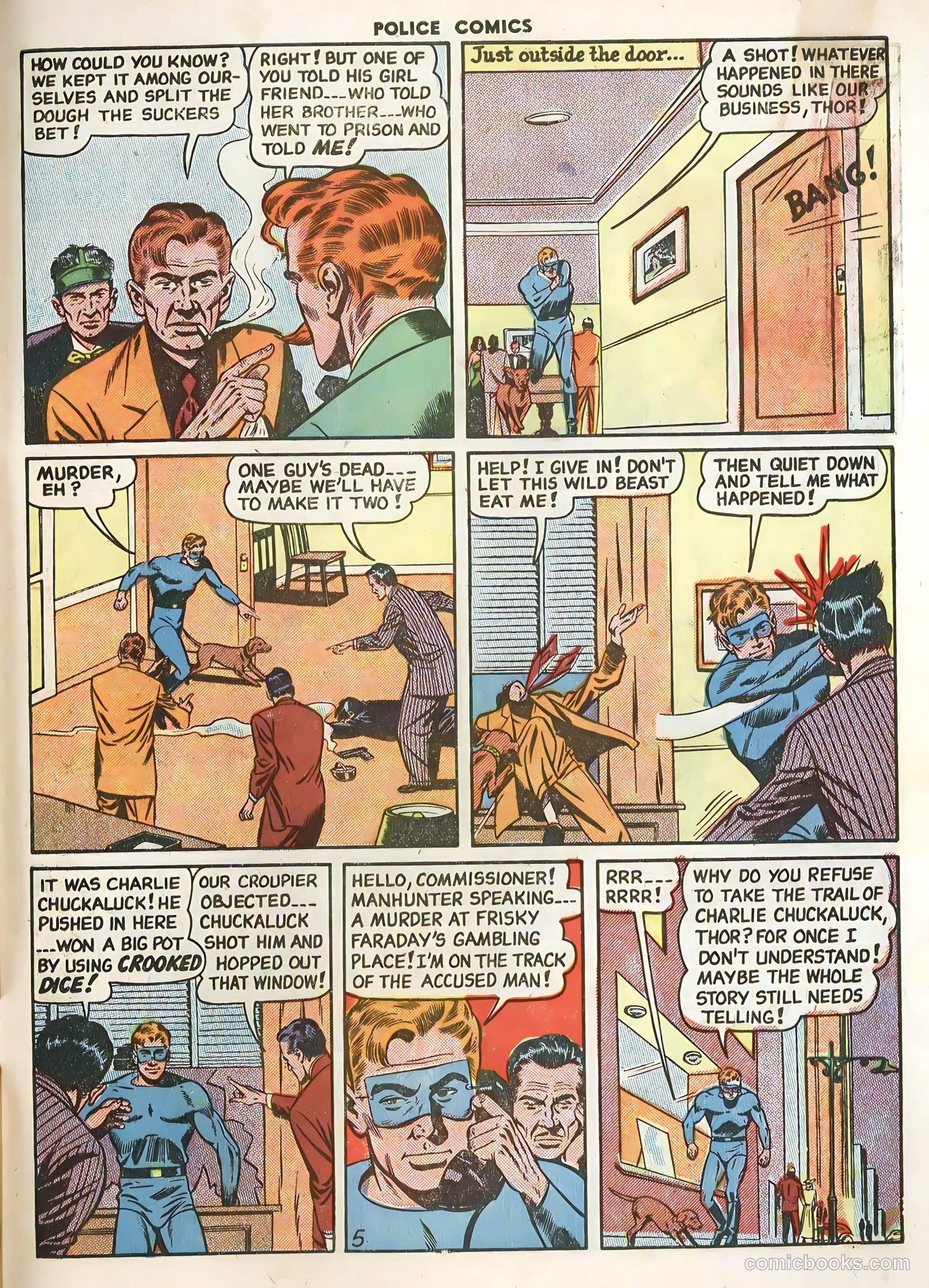 Police Comics #89 (1949) — page 31 of 36