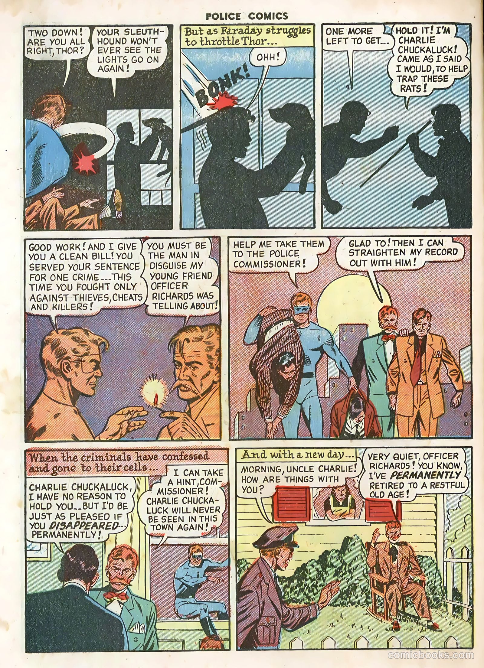 Police Comics #89 (1949) — page 34 of 36