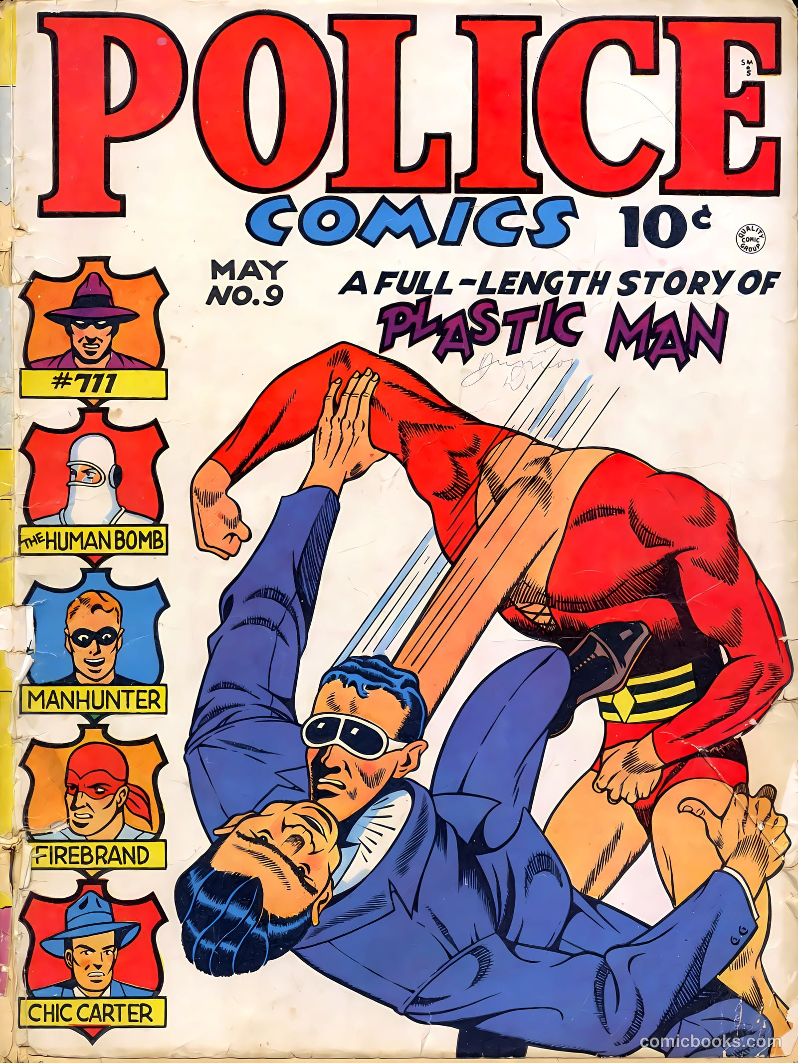 Police Comics #9 (1942) — page 2 of 75