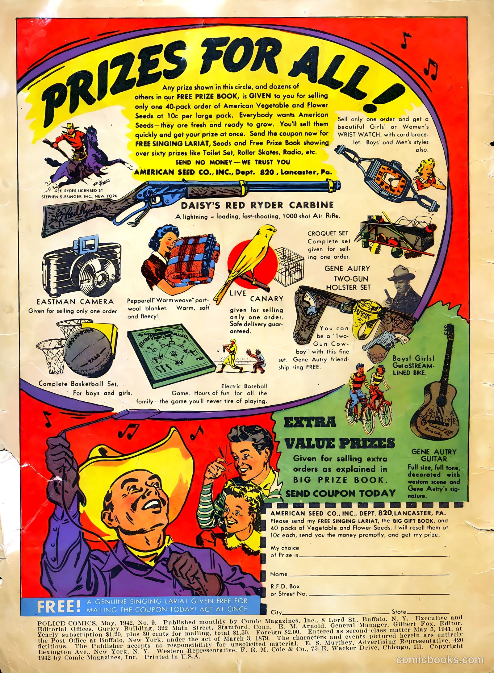 Police Comics #9 (1942) — page 3 of 75