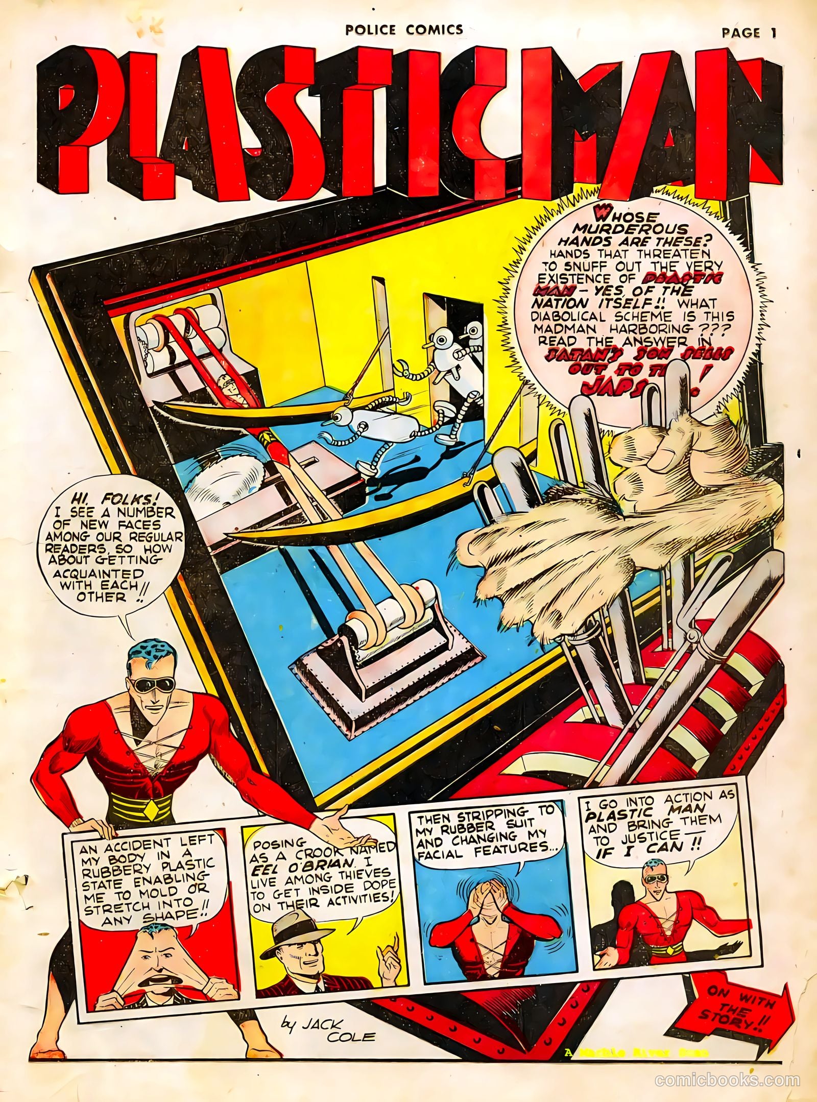 Police Comics #9 (1942) — page 4 of 75
