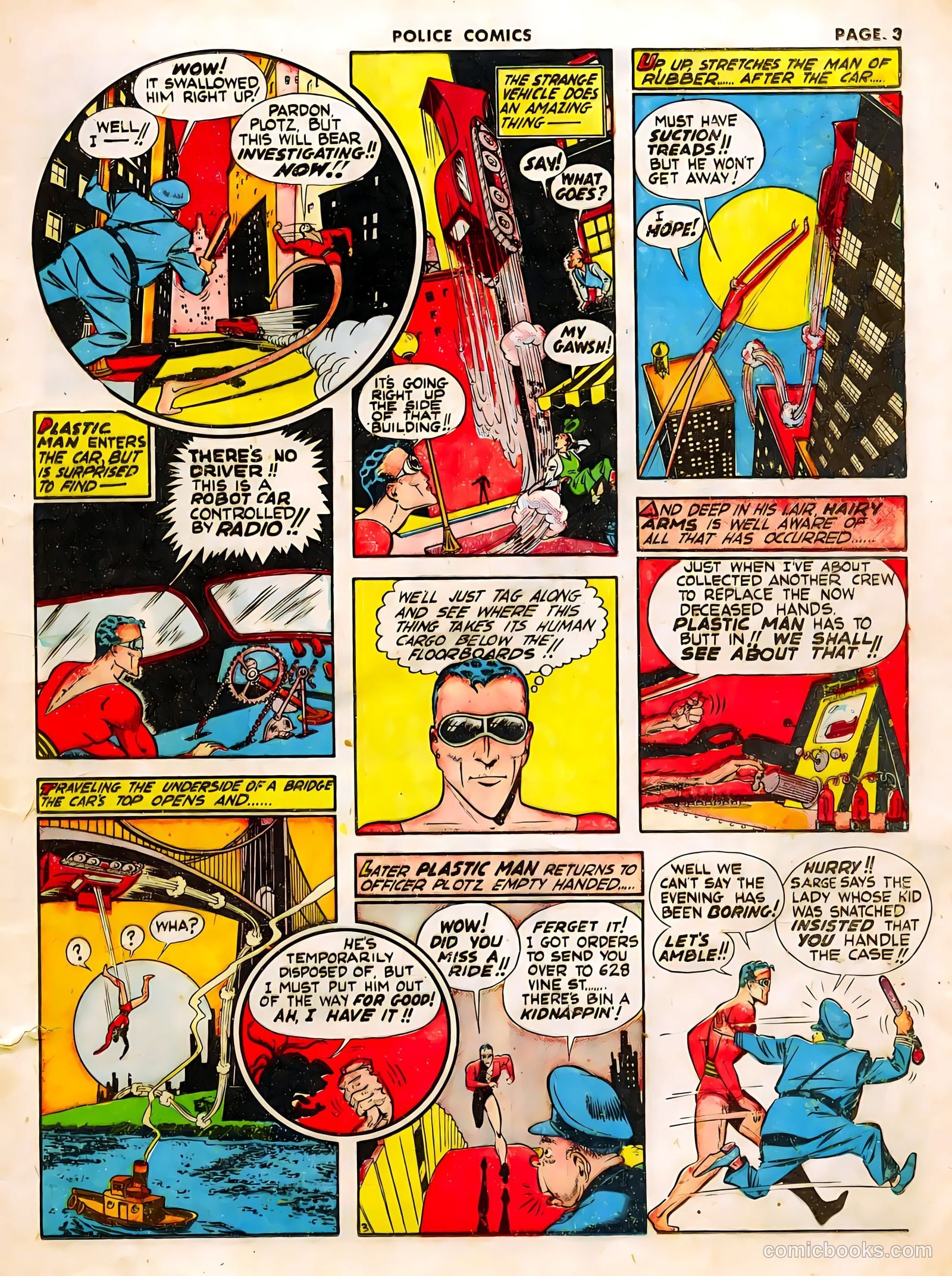 Police Comics #9 (1942) — page 6 of 75
