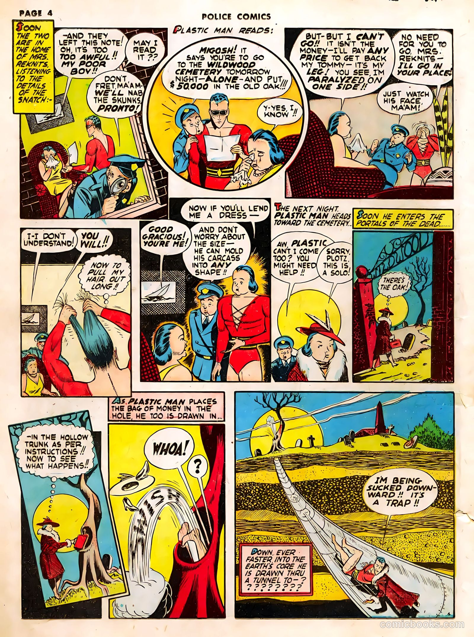 Police Comics #9 (1942) — page 7 of 75