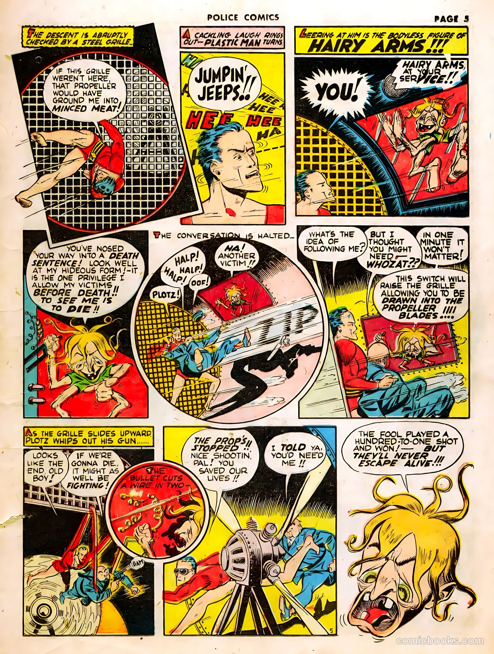 Police Comics #9 (1942) — page 8 of 75