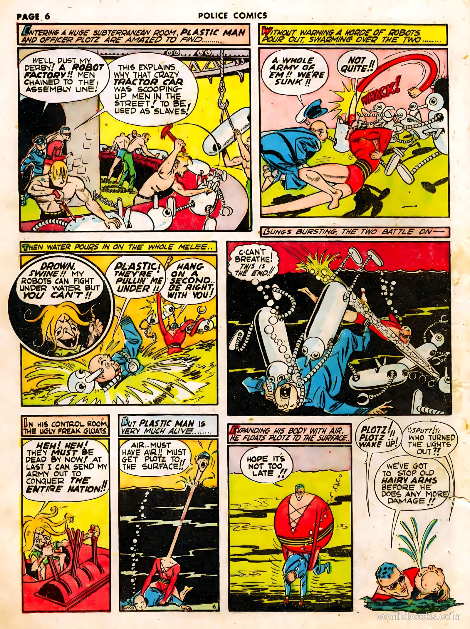 Police Comics #9 (1942) — page 9 of 75