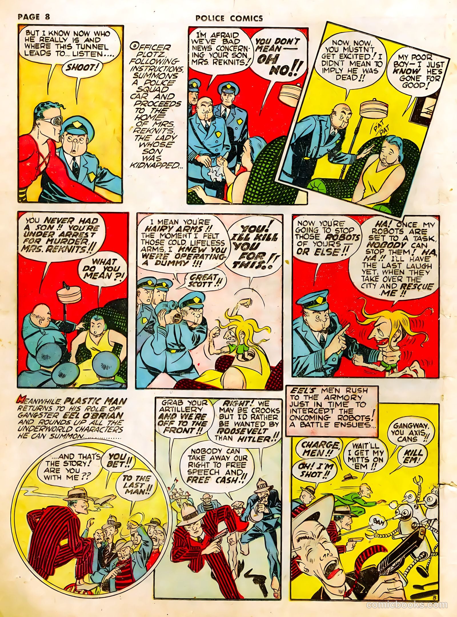 Police Comics #9 (1942) — page 11 of 75