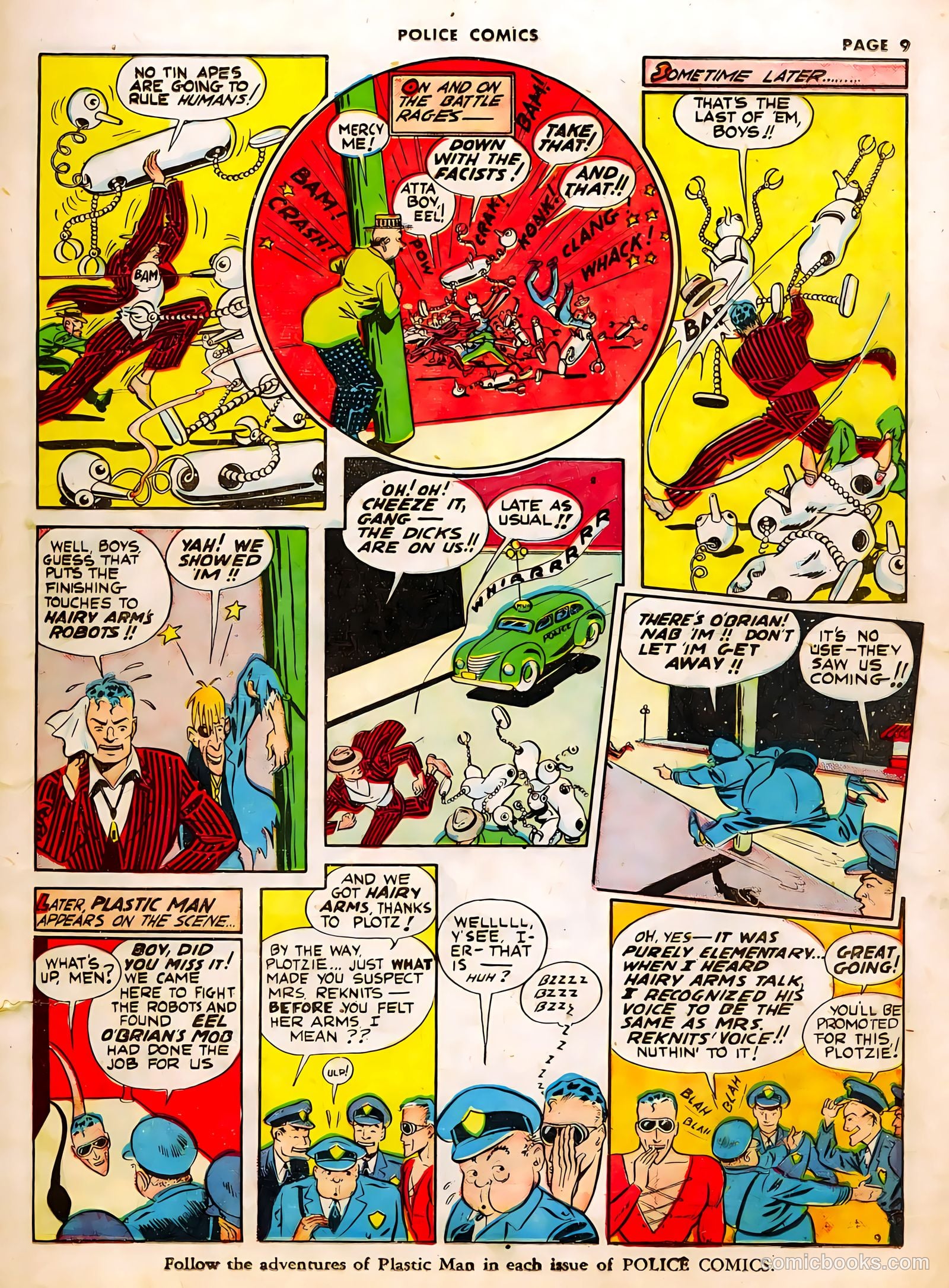 Police Comics #9 (1942) — page 12 of 75