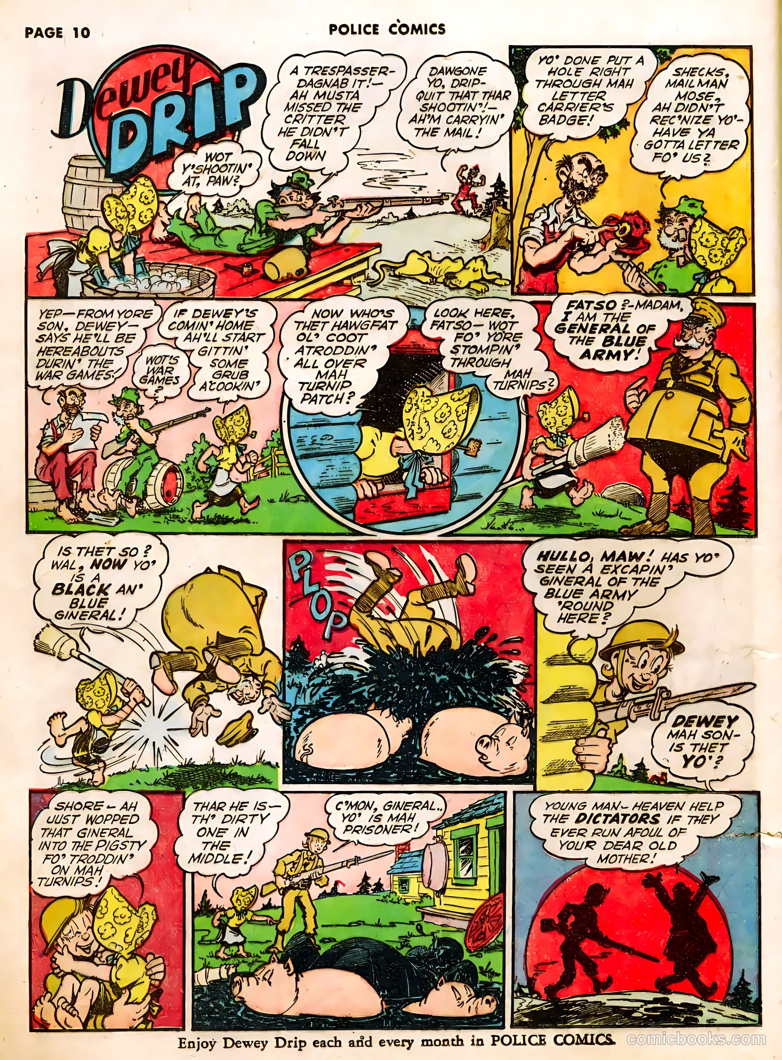 Police Comics #9 (1942) — page 13 of 75