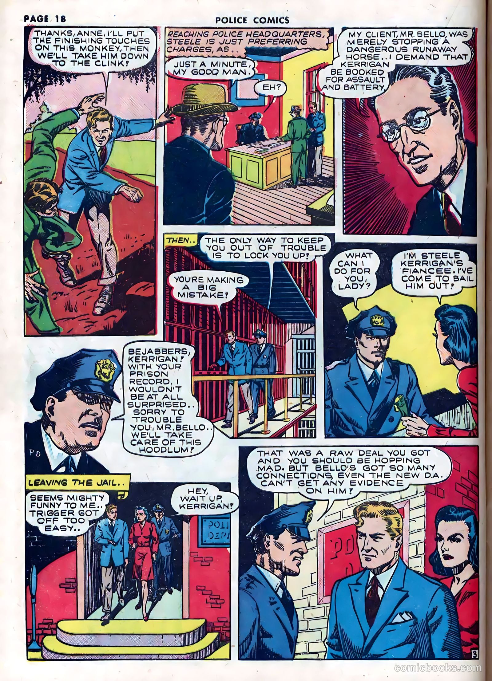 Police Comics #9 (1942) — page 23 of 75