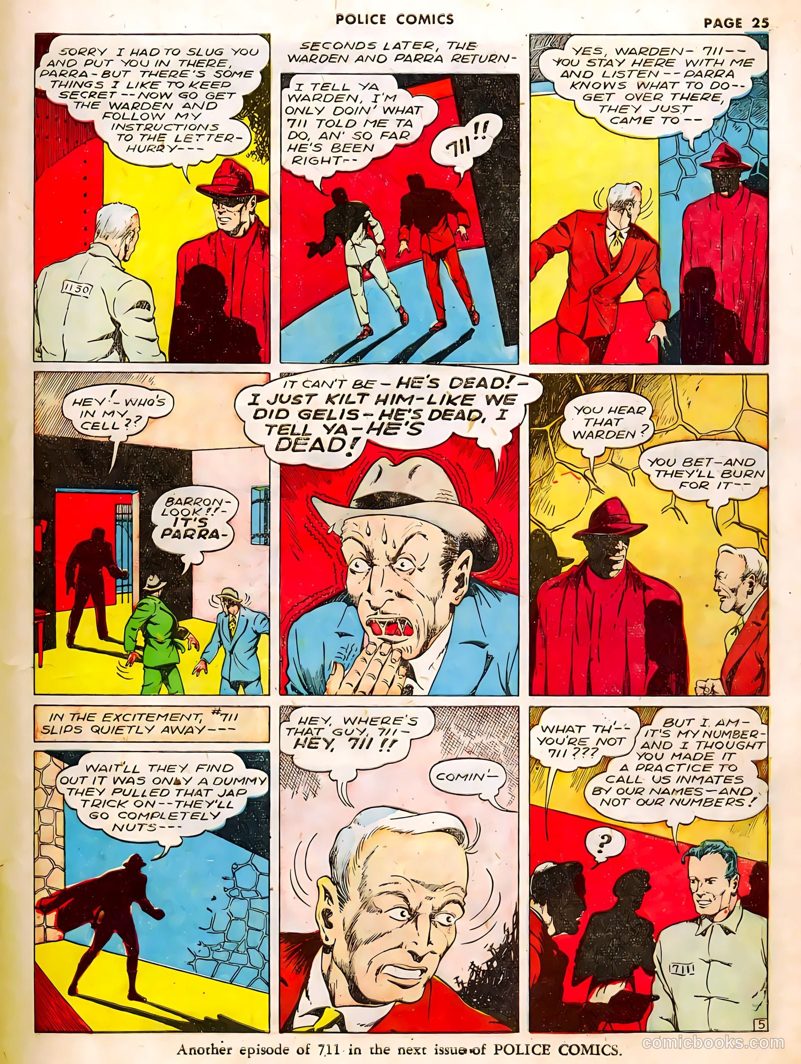 Police Comics #9 (1942) — page 32 of 75