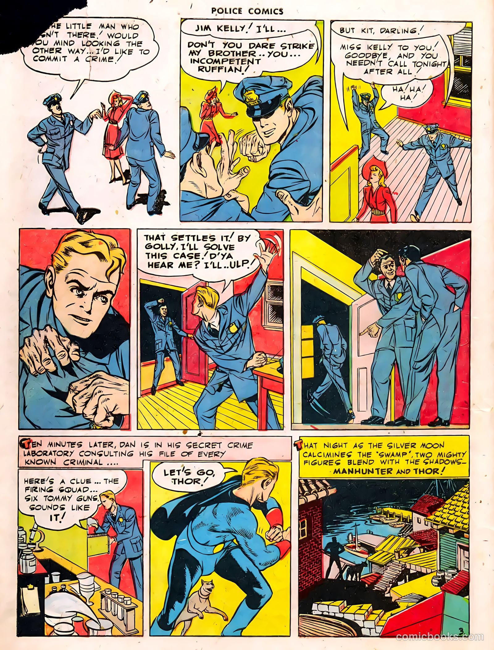 Police Comics #9 (1942) — page 36 of 75