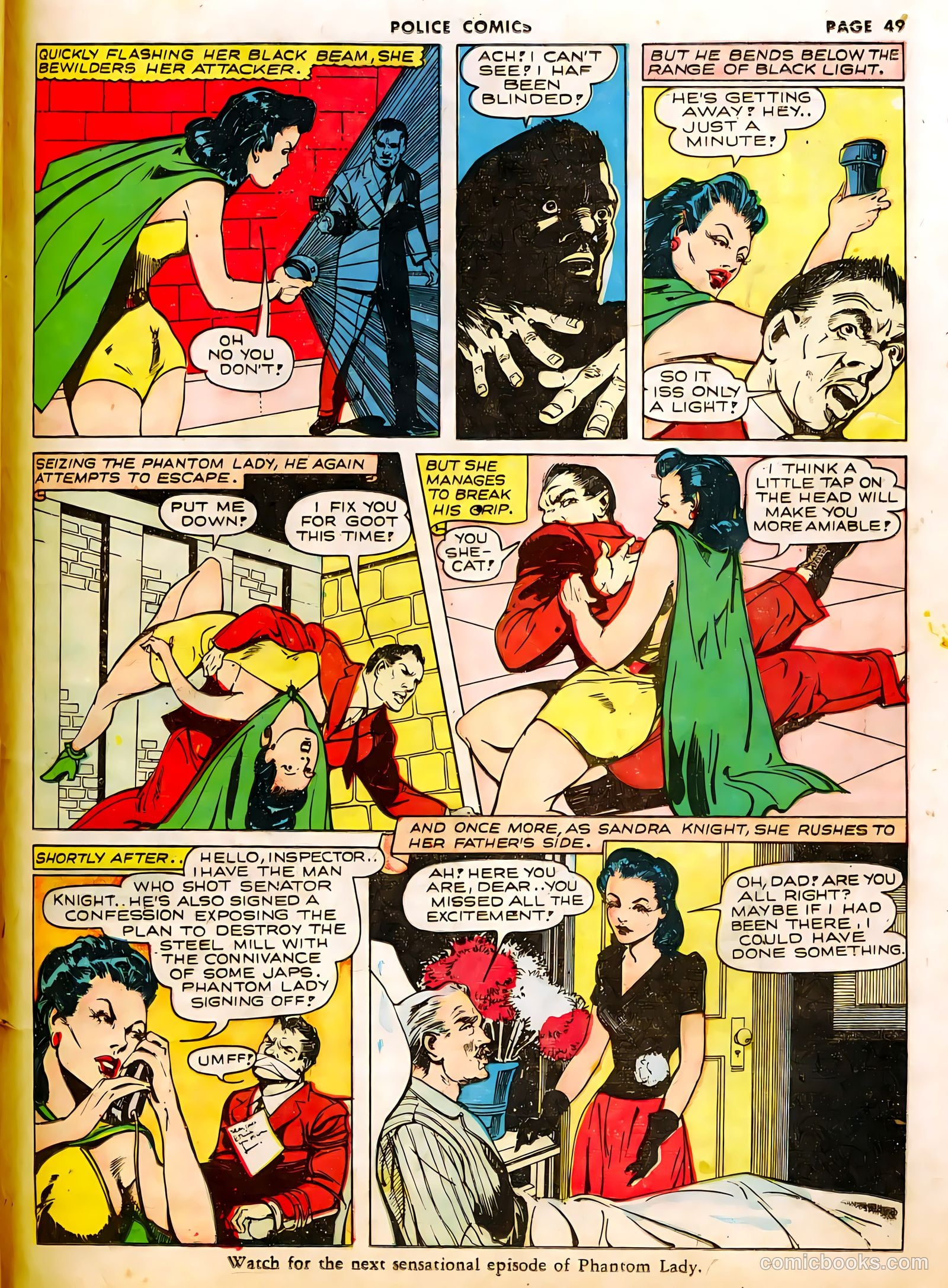 Police Comics #9 (1942) — page 58 of 75