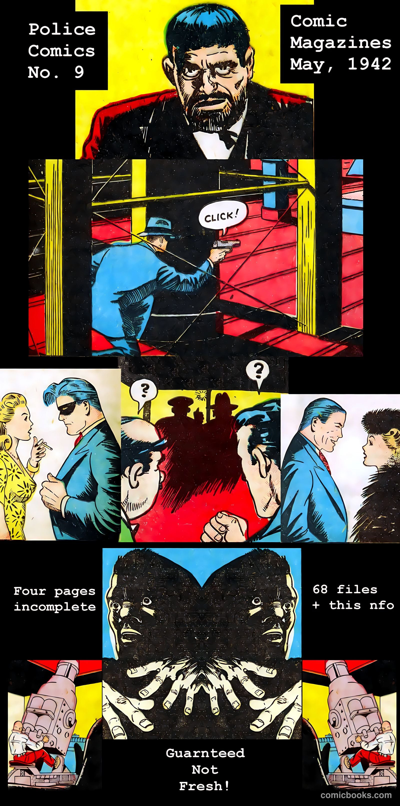 Police Comics #9 (1942) — page 75 of 75