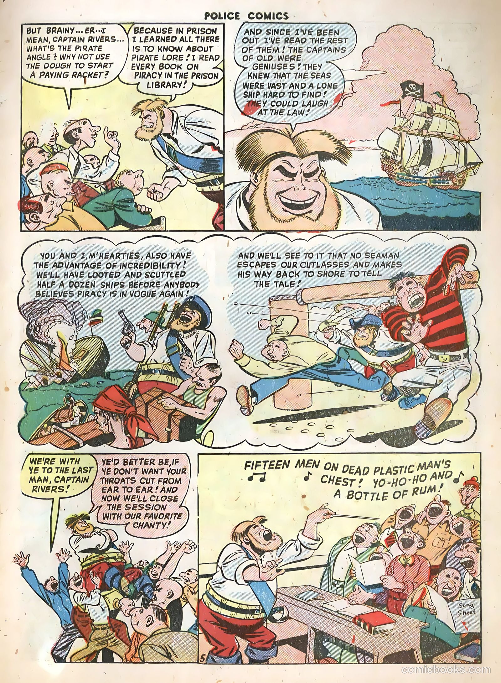 Police Comics #90 (1949) — page 8 of 37