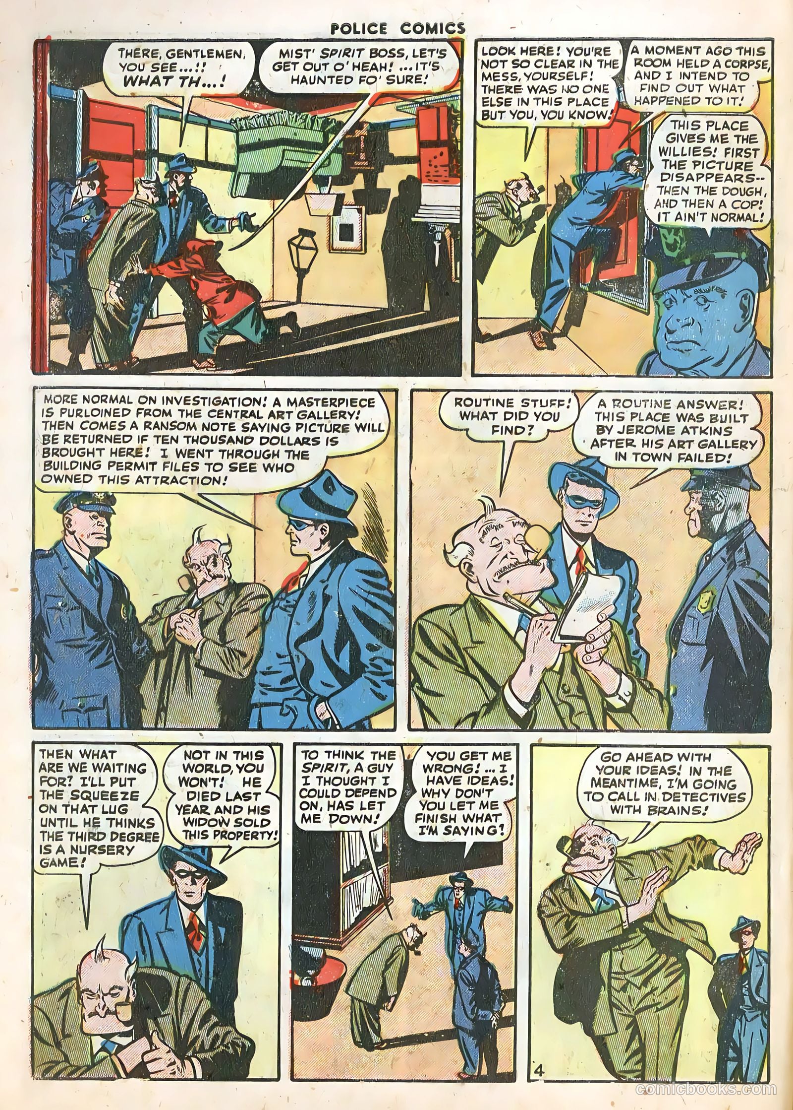 Police Comics #90 (1949) — page 31 of 37