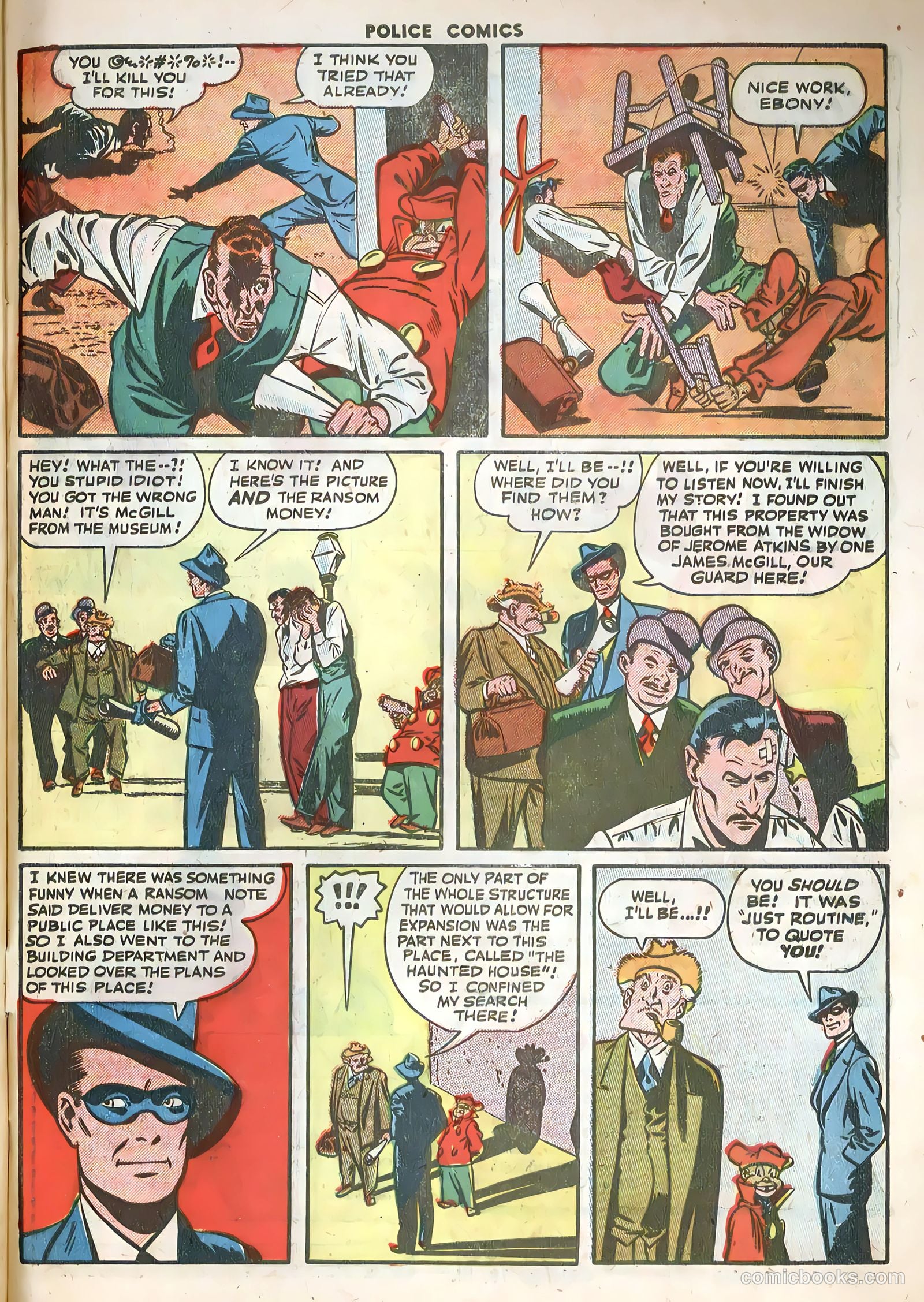 Police Comics #90 (1949) — page 34 of 37