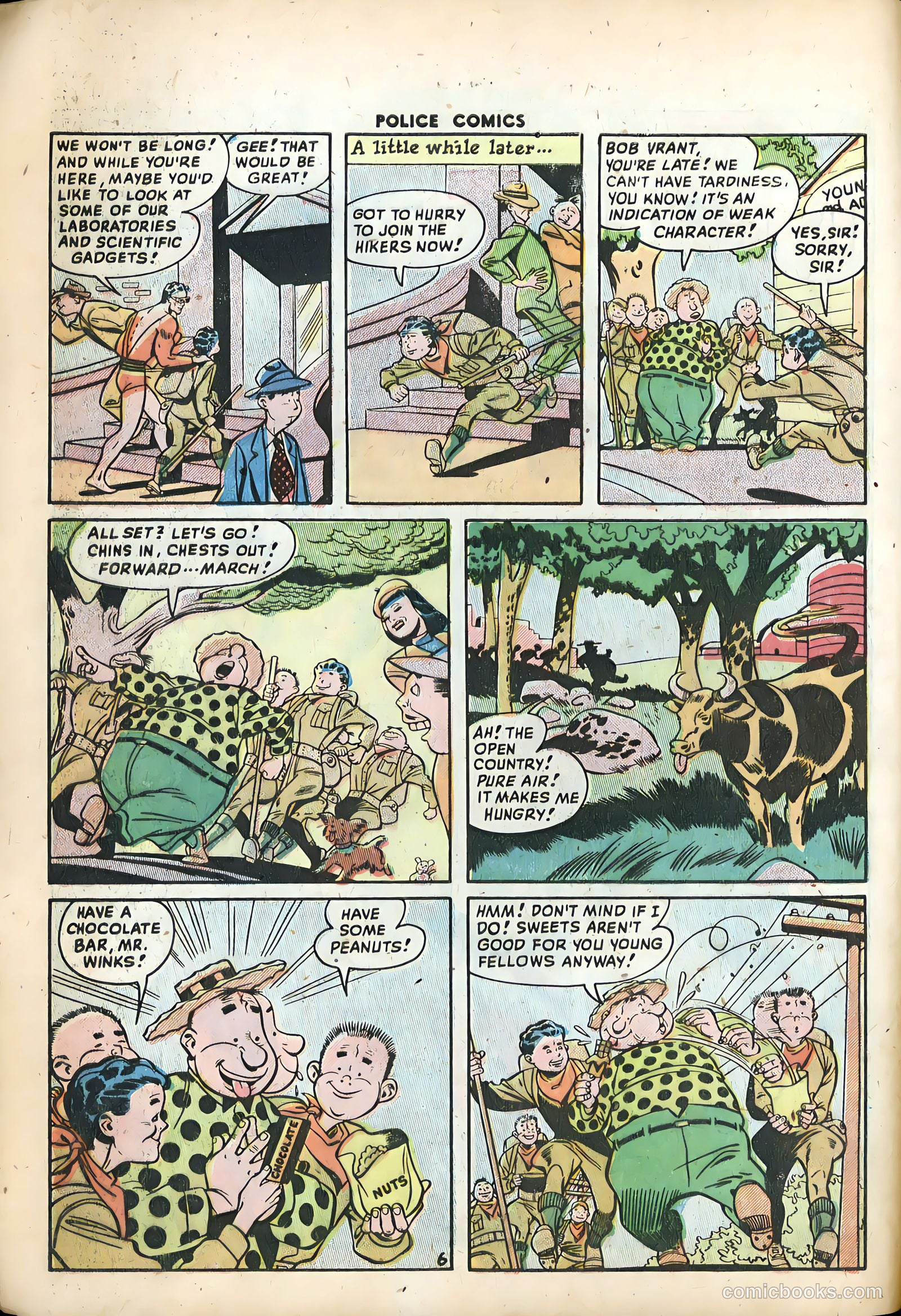 Police Comics #91 (1949) — page 8 of 36