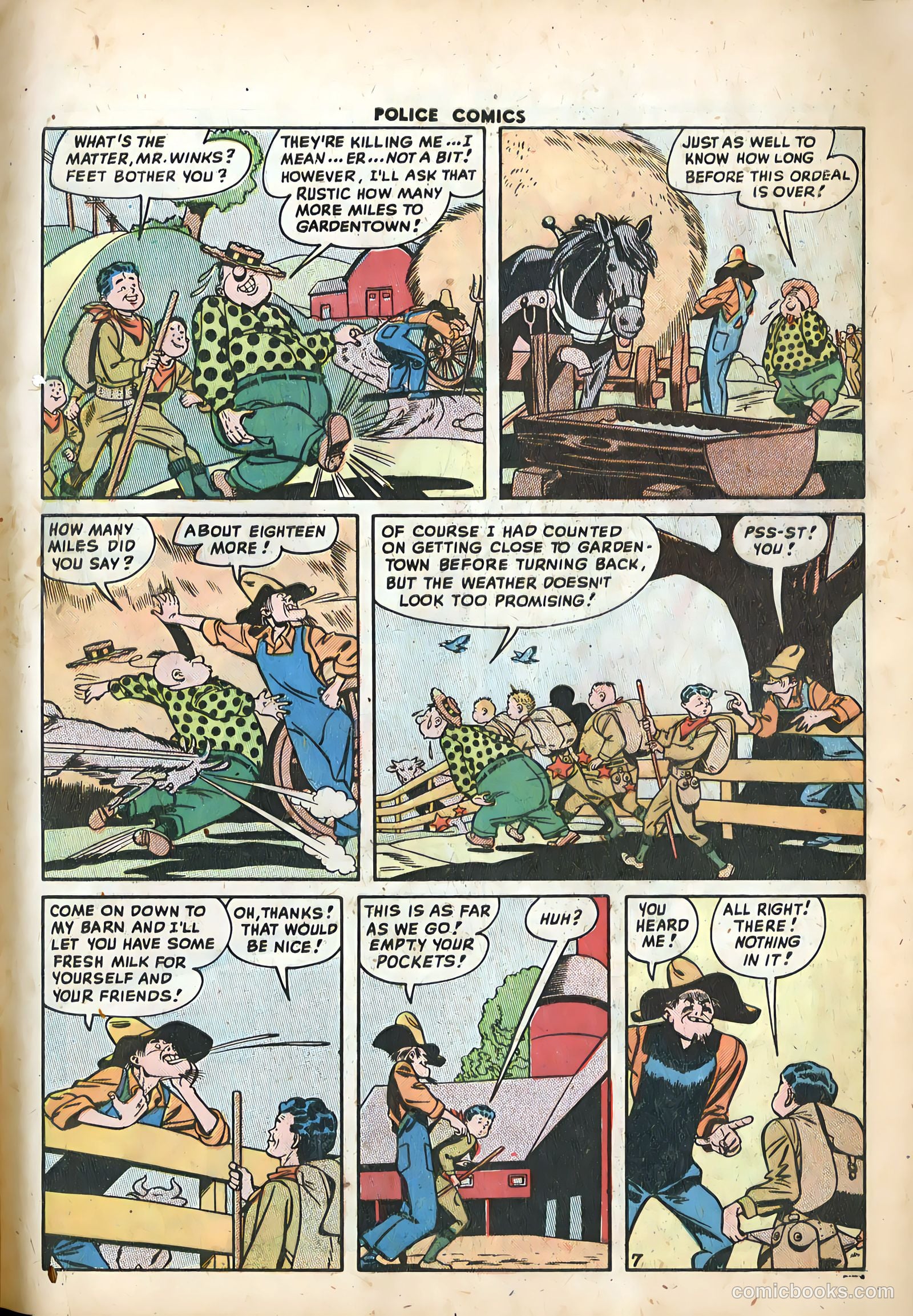 Police Comics #91 (1949) — page 9 of 36