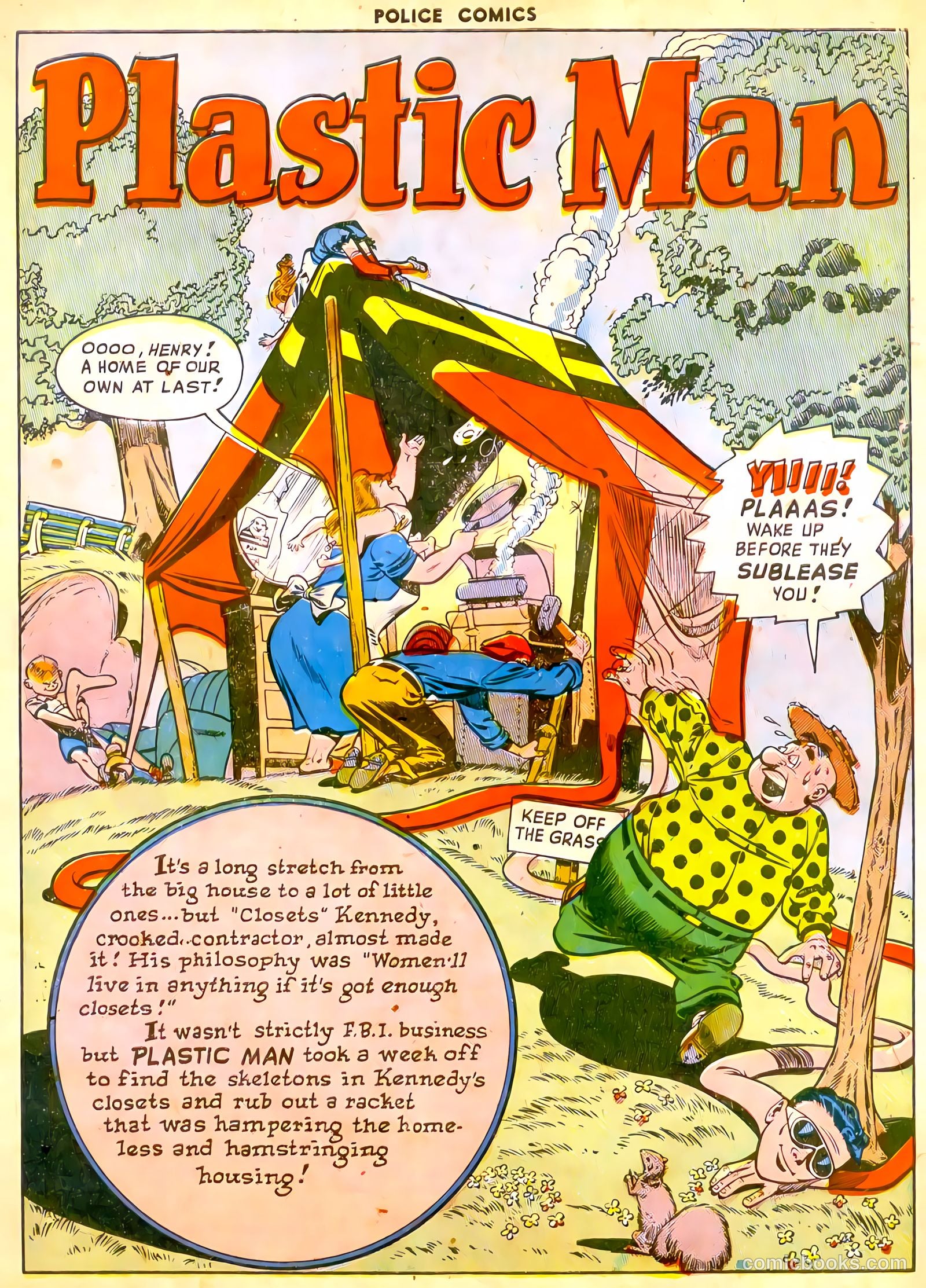 Police Comics #92 (1949) — page 3 of 36